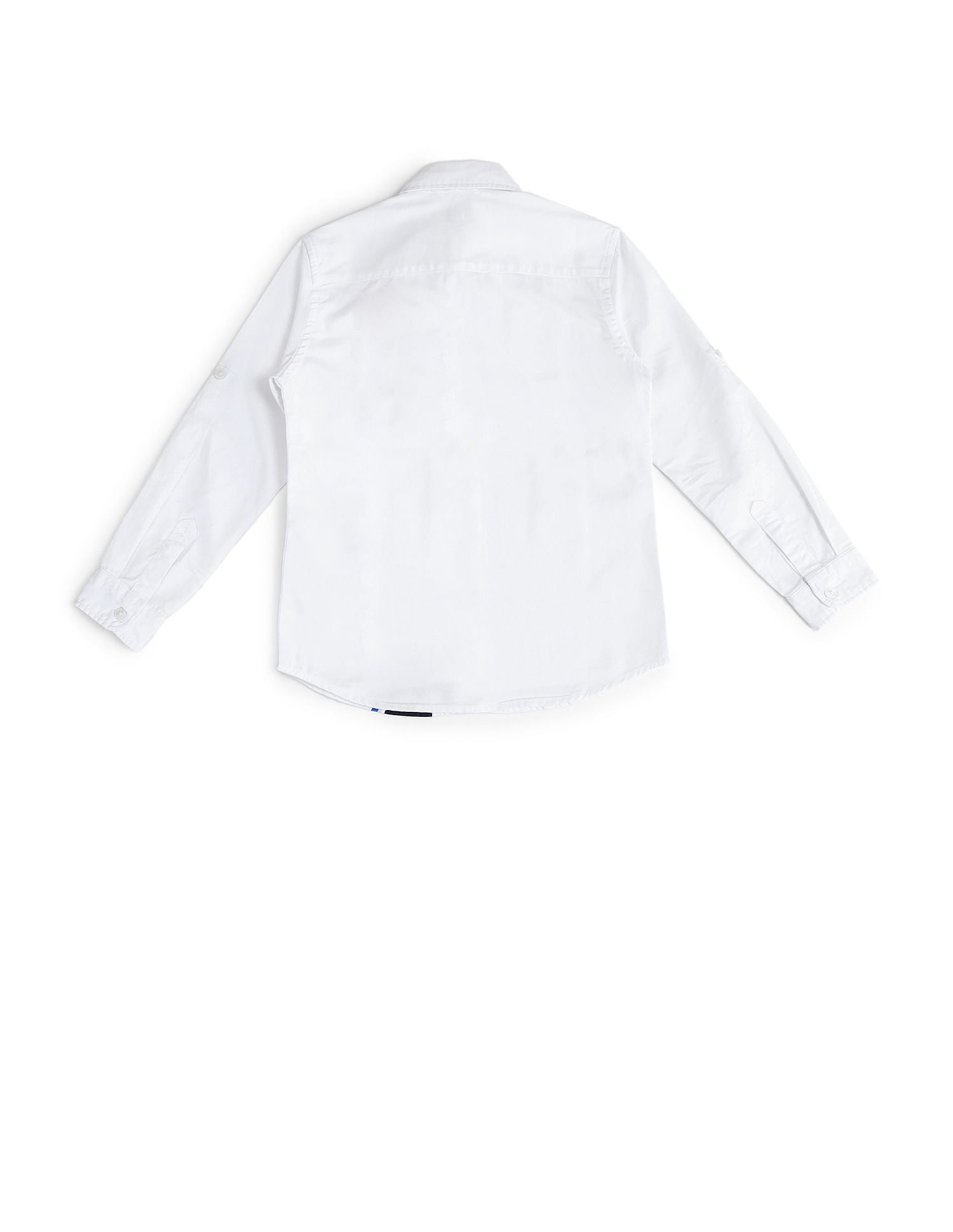 Boys Horizontal Striped Cotton Shirt White - U.S. POLO ASSN. | Large