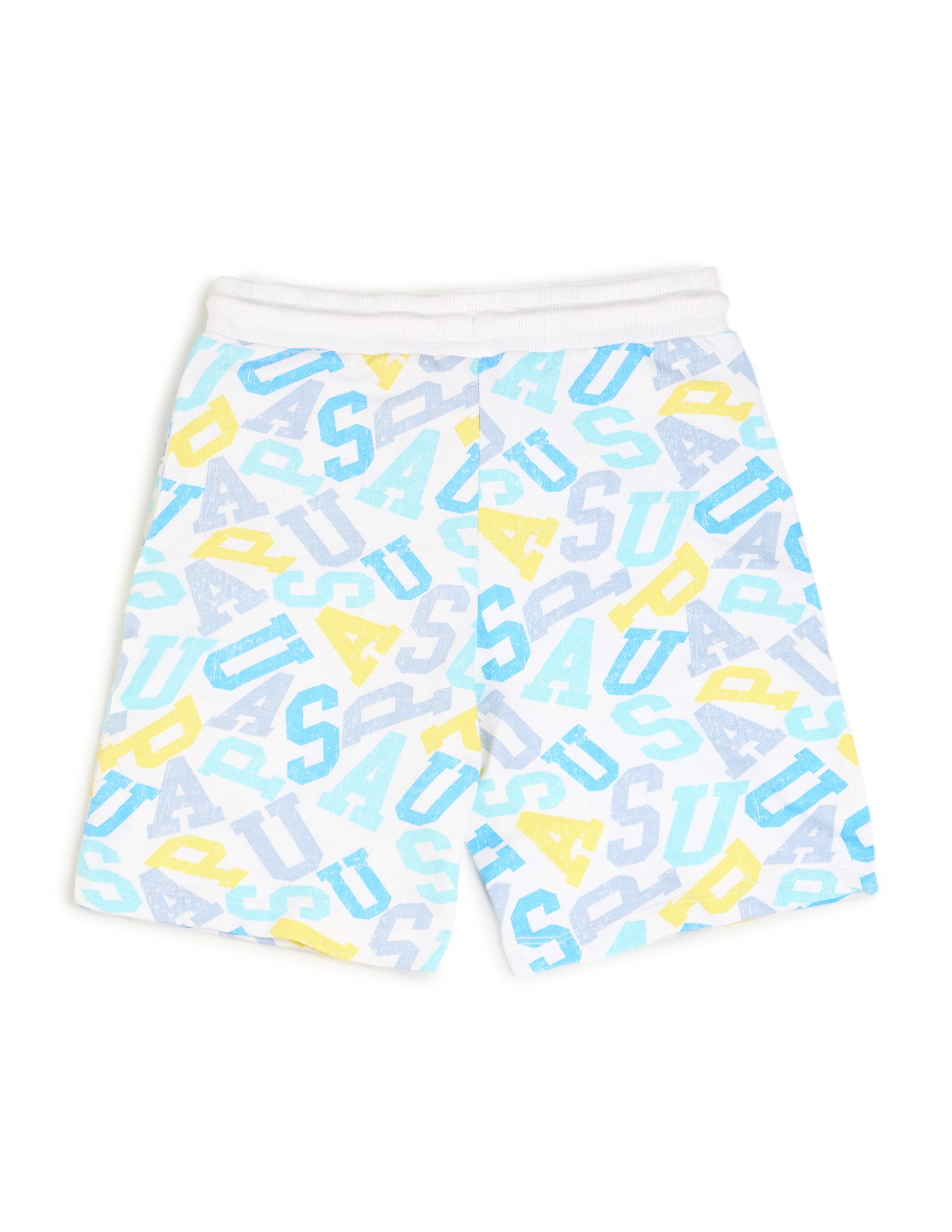 Boys Brand Printed Shorts White - U.S. POLO ASSN. | Large