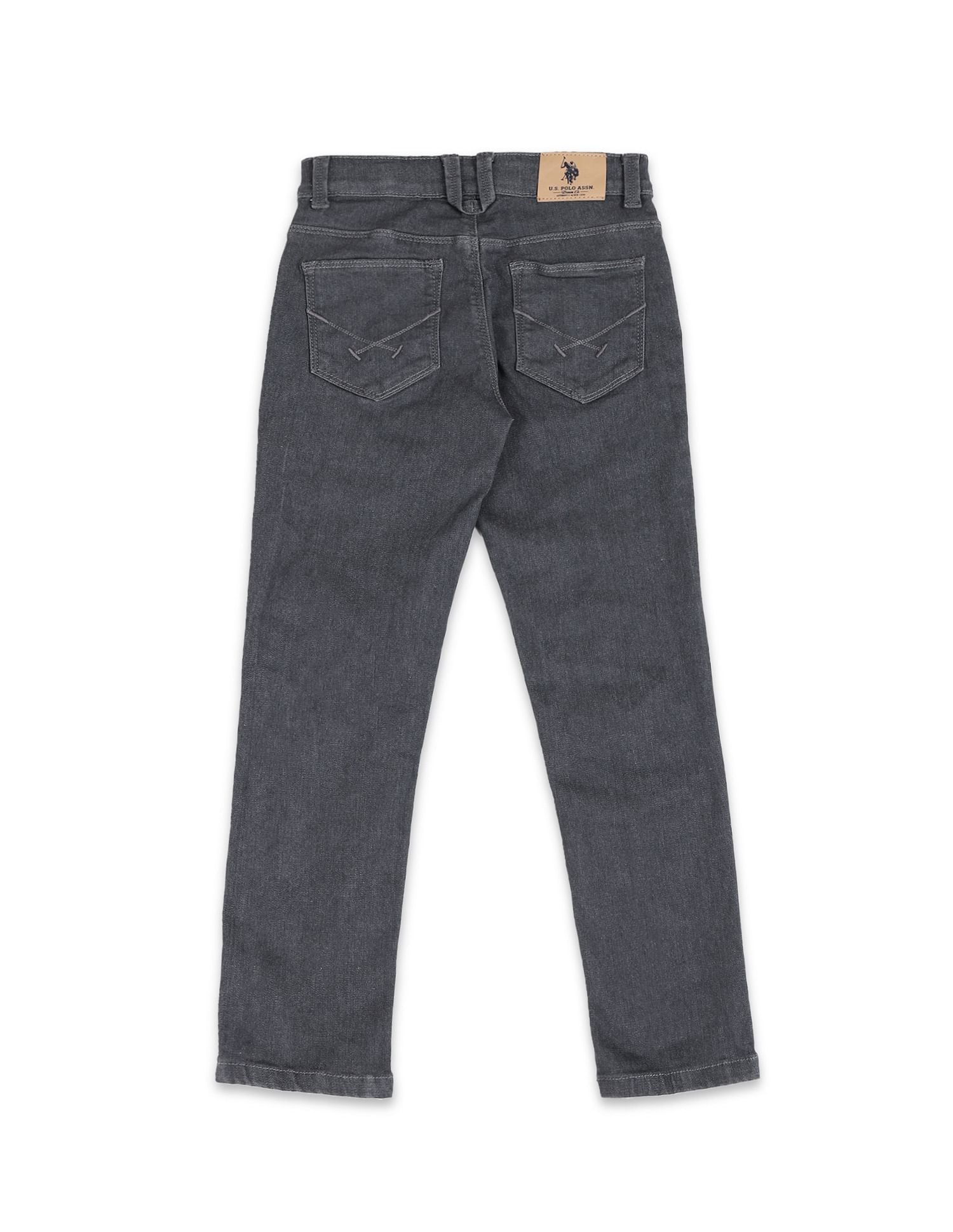 Slim Fit Rinsed Jeans Light Grey - U.S. POLO ASSN. | Large