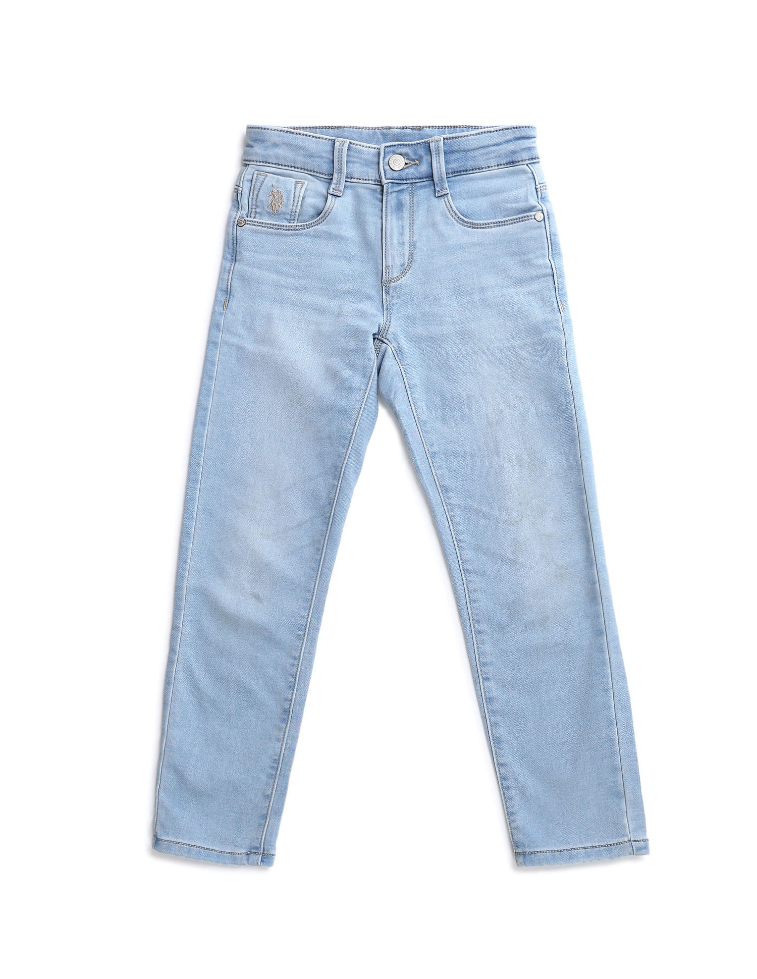 Slim fit Solid Jeans Light Blue - U.S. POLO ASSN. | Large