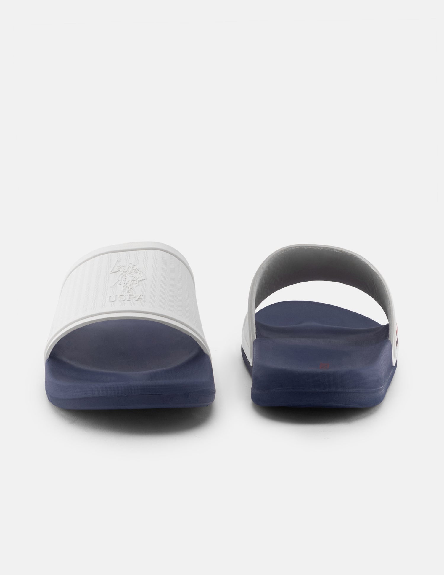 Jamie Brand Embossed Sliders Navy - U.S. Polo Assn. India | Large