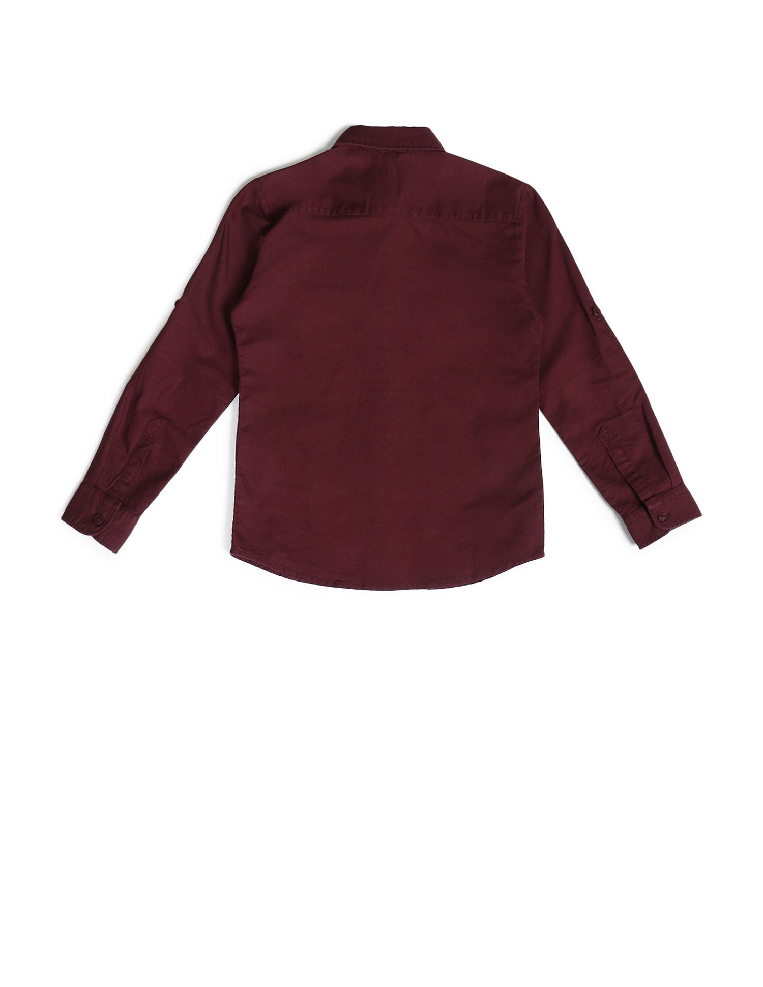 Boys Brand Printed Regular Fit Shirt Dark Red - U.S. POLO ASSN. | Large