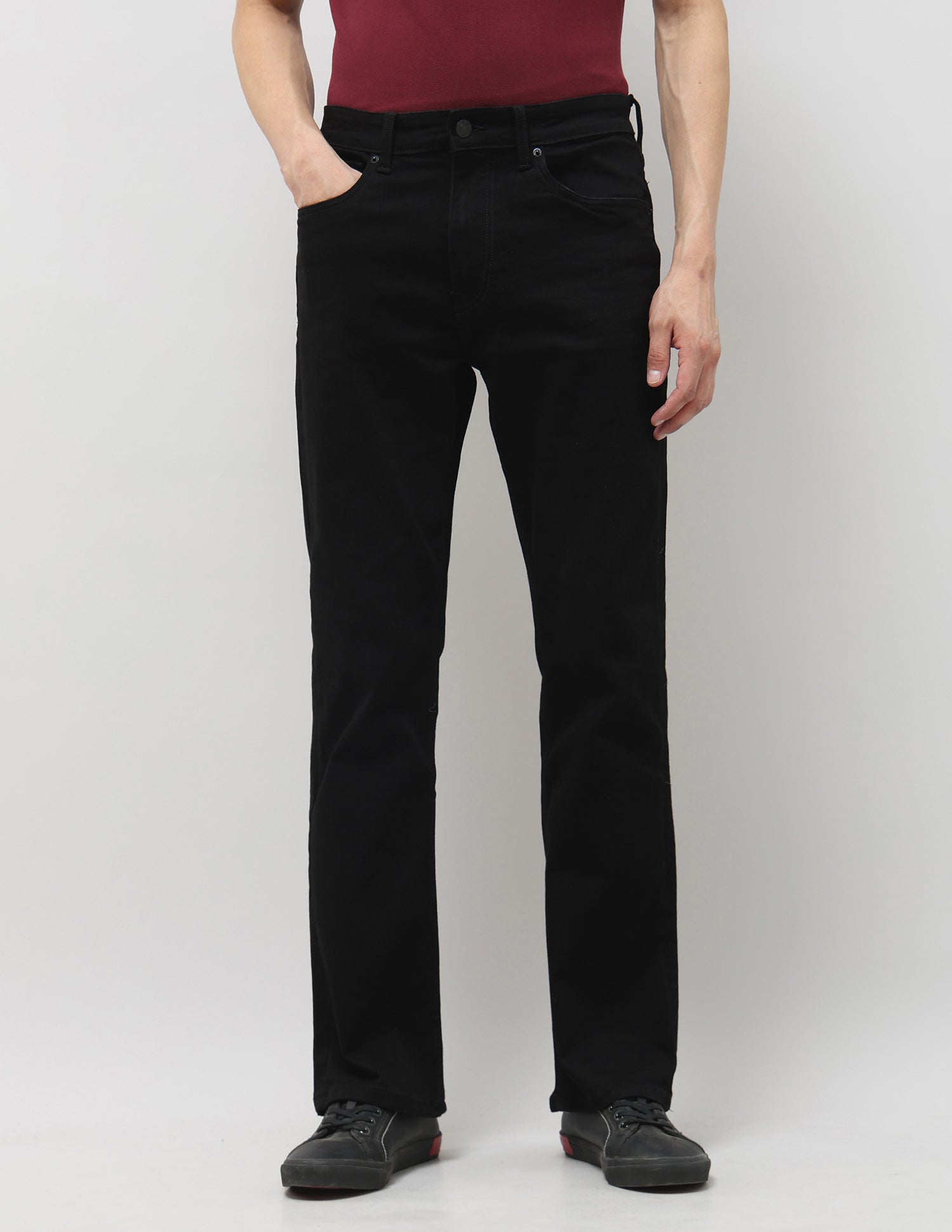 Connor Bootcut Black Jeans Black - U.S. POLO ASSN. | Large