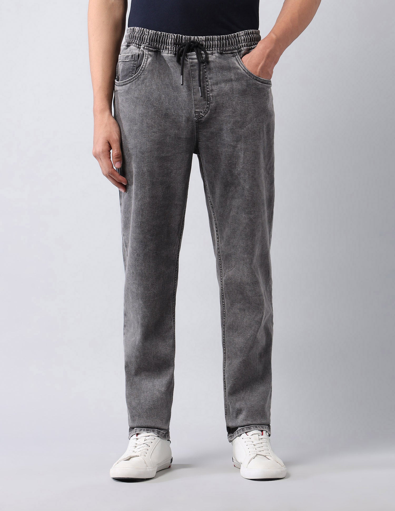 Jogger Regular Fit Grey Jeans Grey - U.S. Polo Assn. India | Large