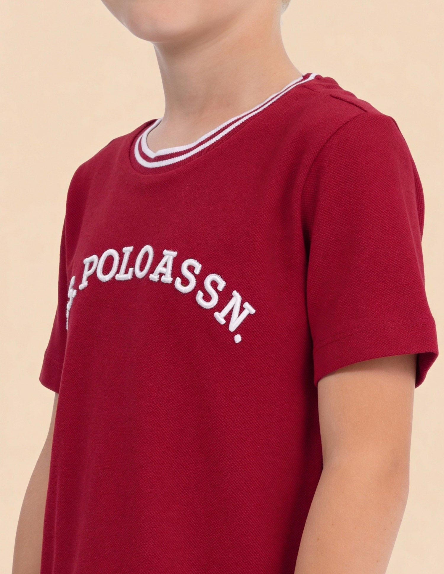 Brand Embroidered Regular Fit T-Shirt Red - U.S. Polo Assn. India | Large