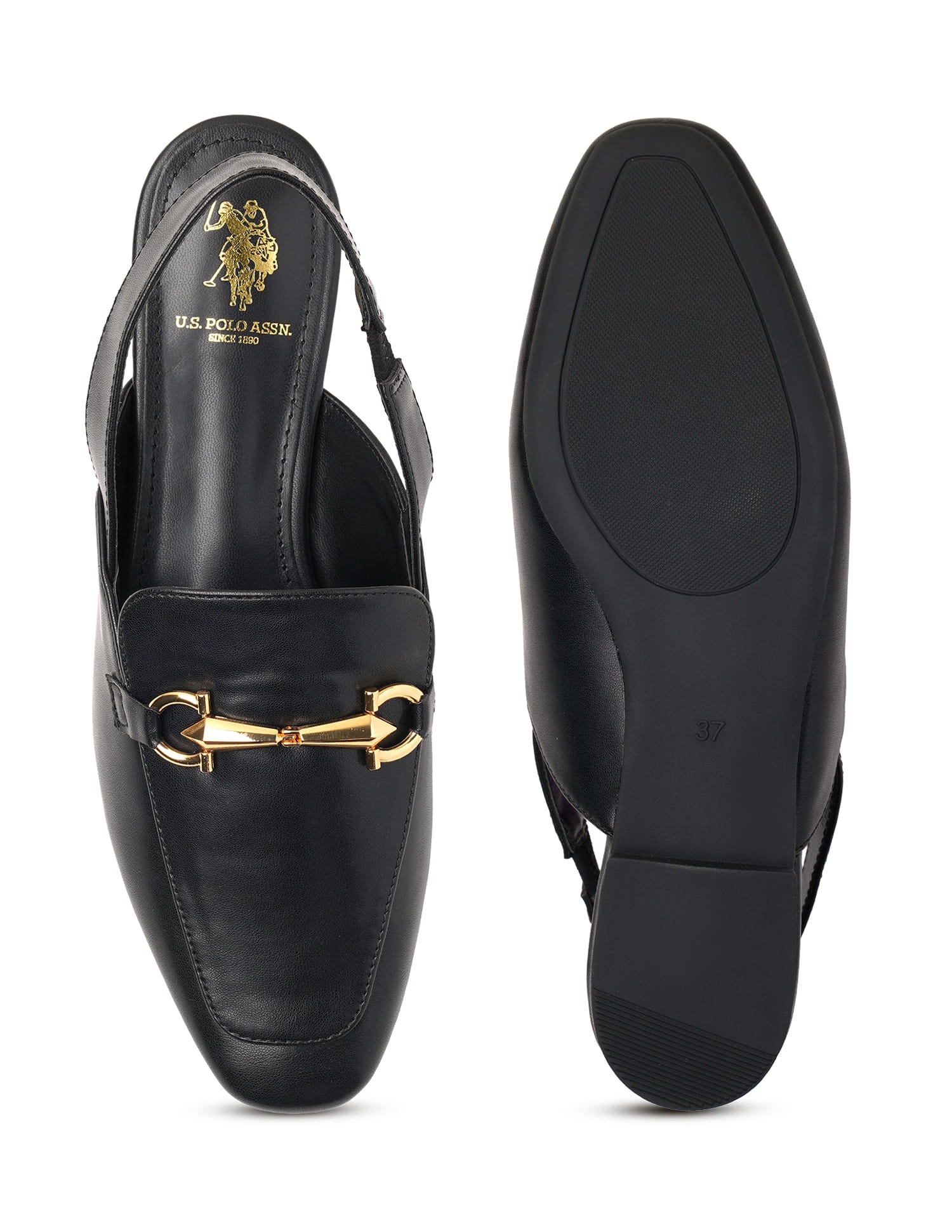 Ankle Strap Amalia Ballerinas Black - U.S. Polo Assn. India | Large