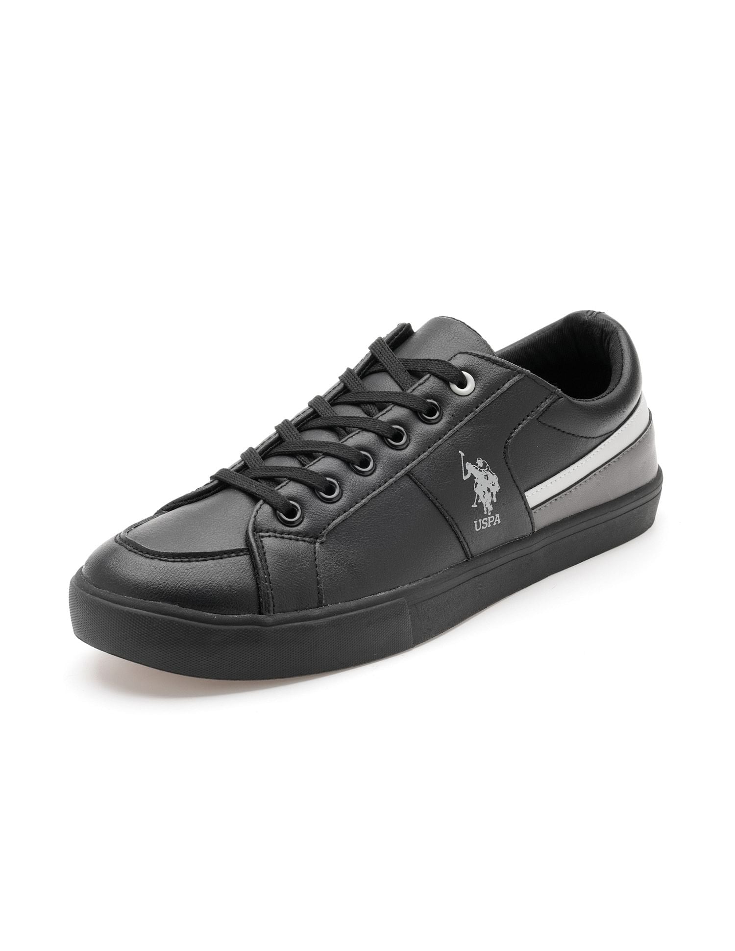Men Clarkin 5.0 Colourblocked Sneakers Black - U.S. POLO ASSN. | Large