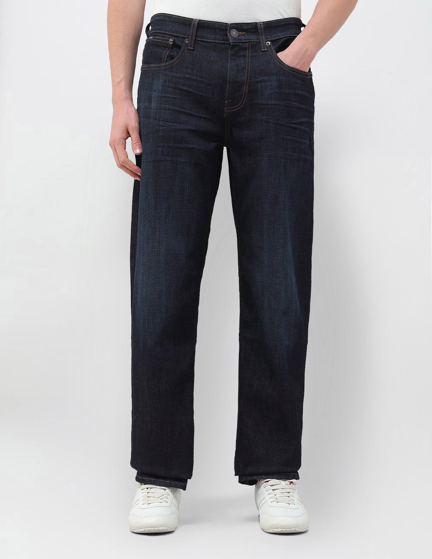Shawn Relaxed Fit Ultra Soft Jeans Rinse Wash - U.S. Polo Assn. India | Large
