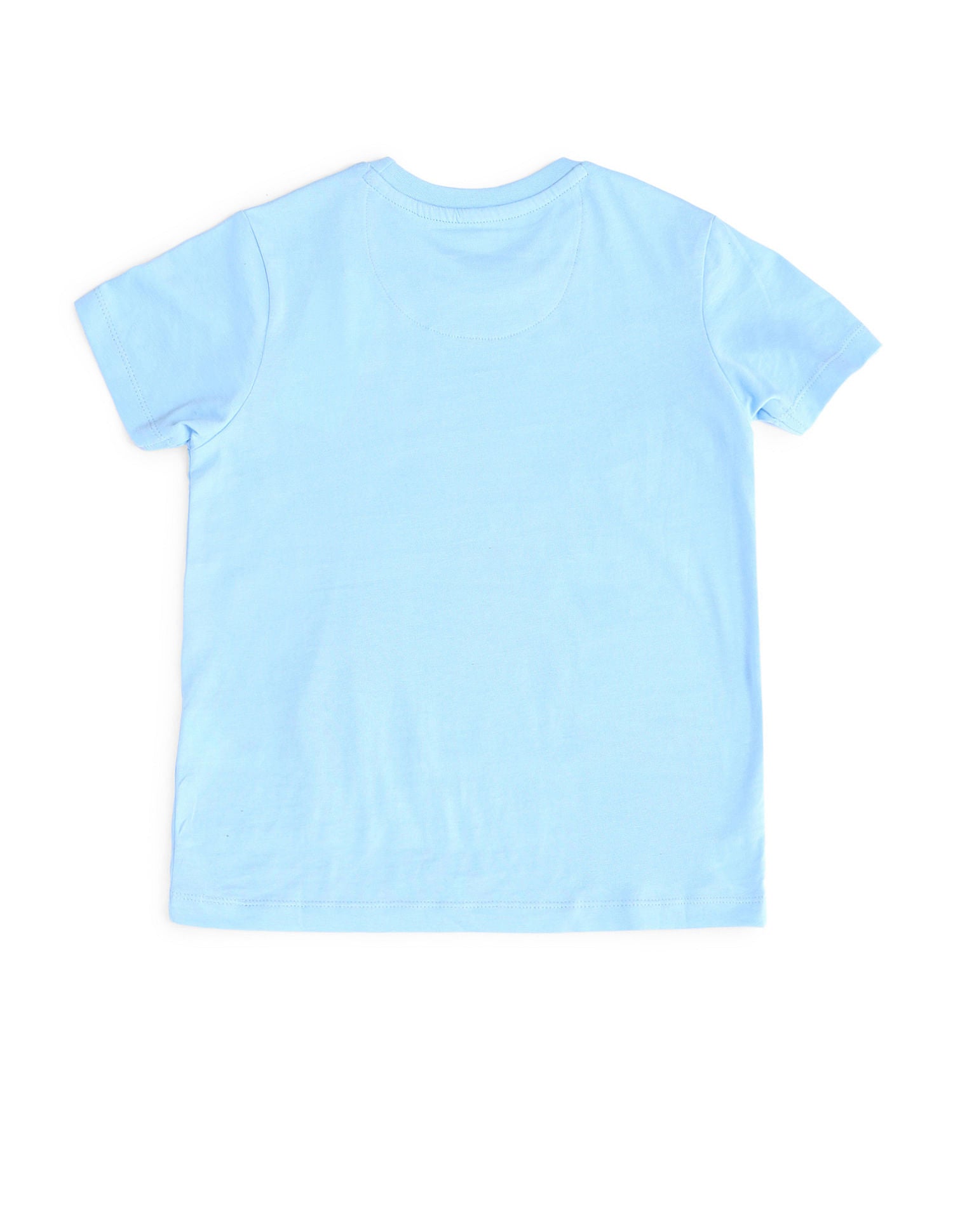 Boys Brand Print Regular Fit T-shirt Light Blue - U.S. POLO ASSN. | Large