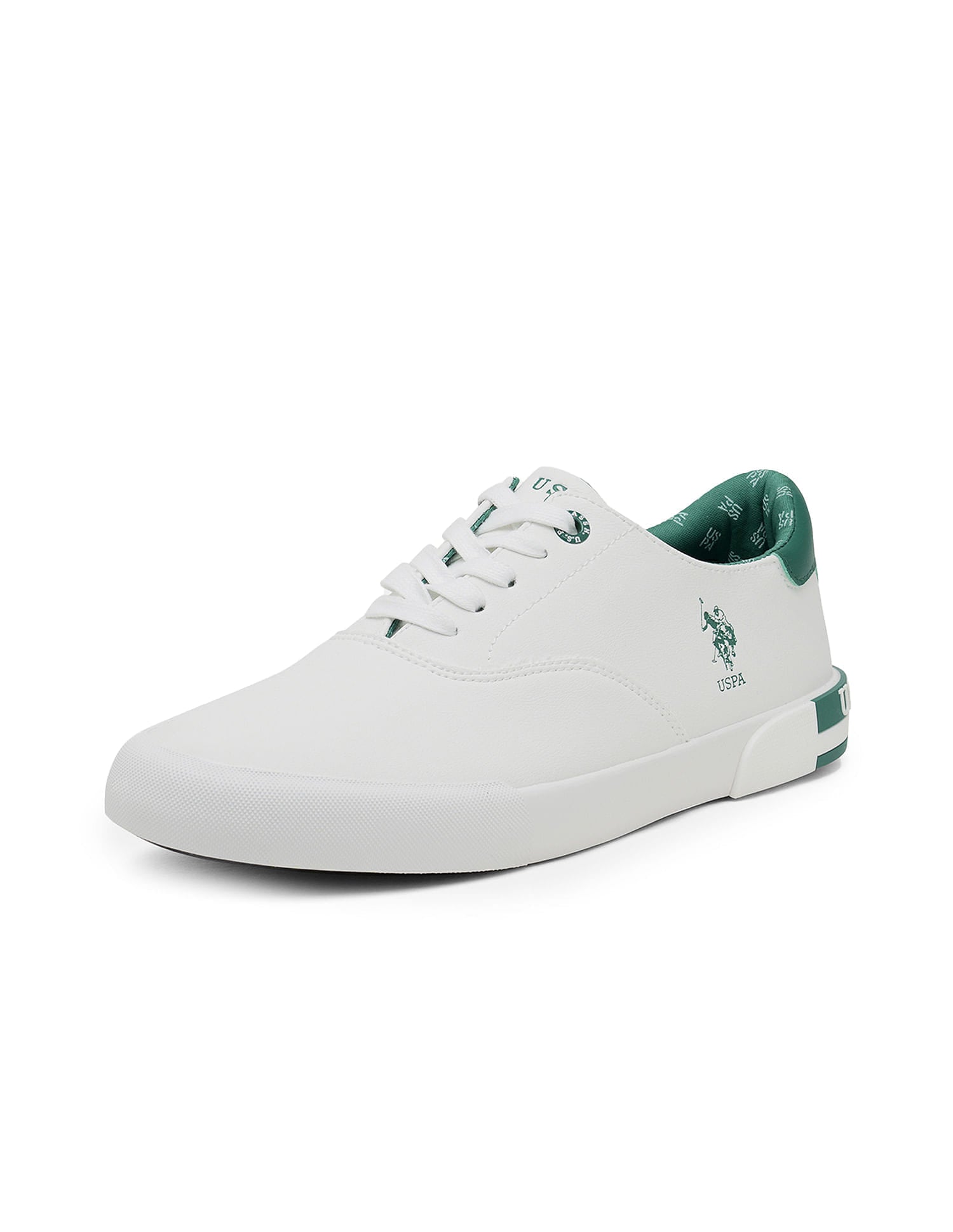 Men Round Toe Erland 4.0 Sneakers Off White - U.S. Polo Assn. India | Large