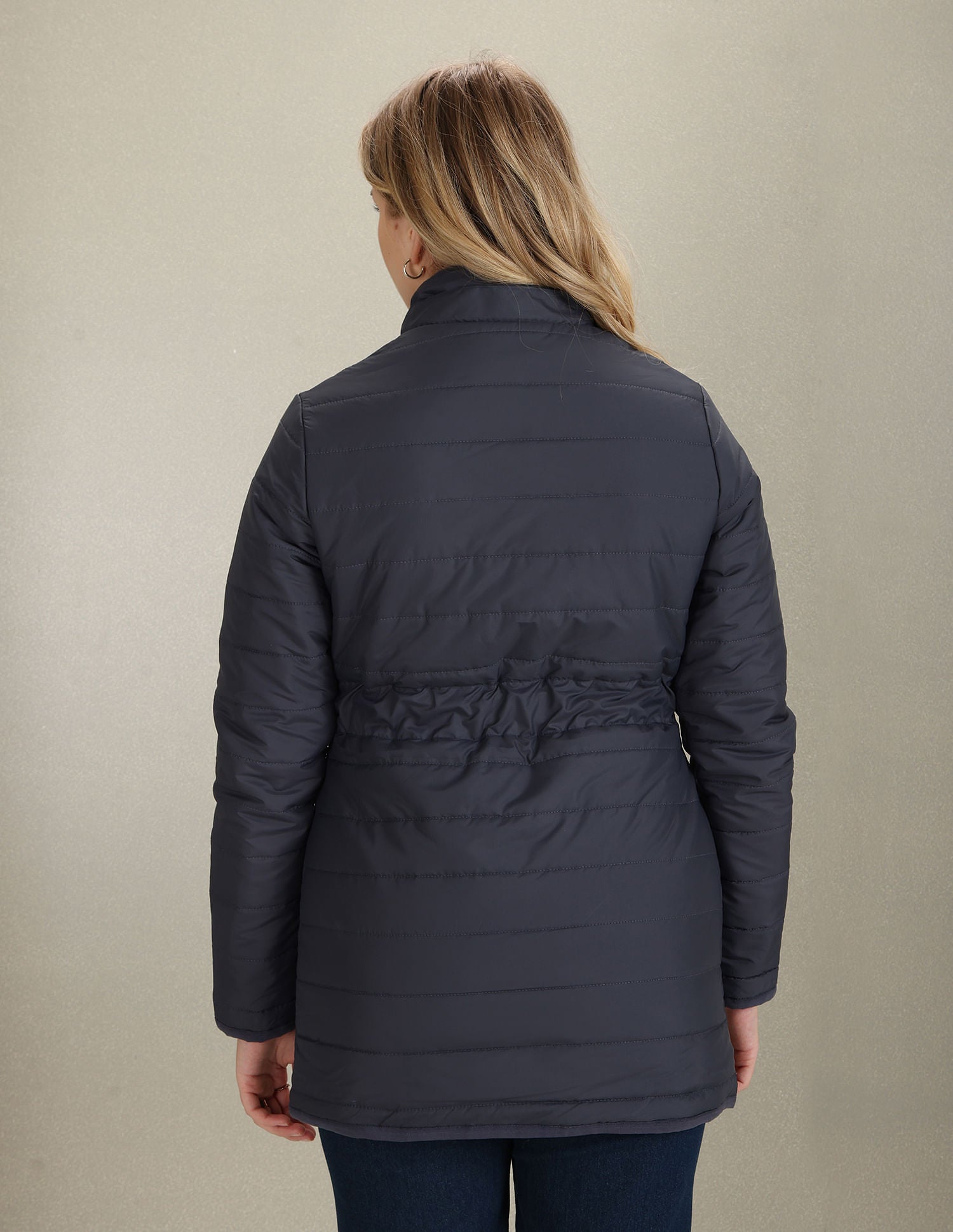 Detachable Hood Puffer Jacket Dark Grey - U.S. Polo Assn. India | Large