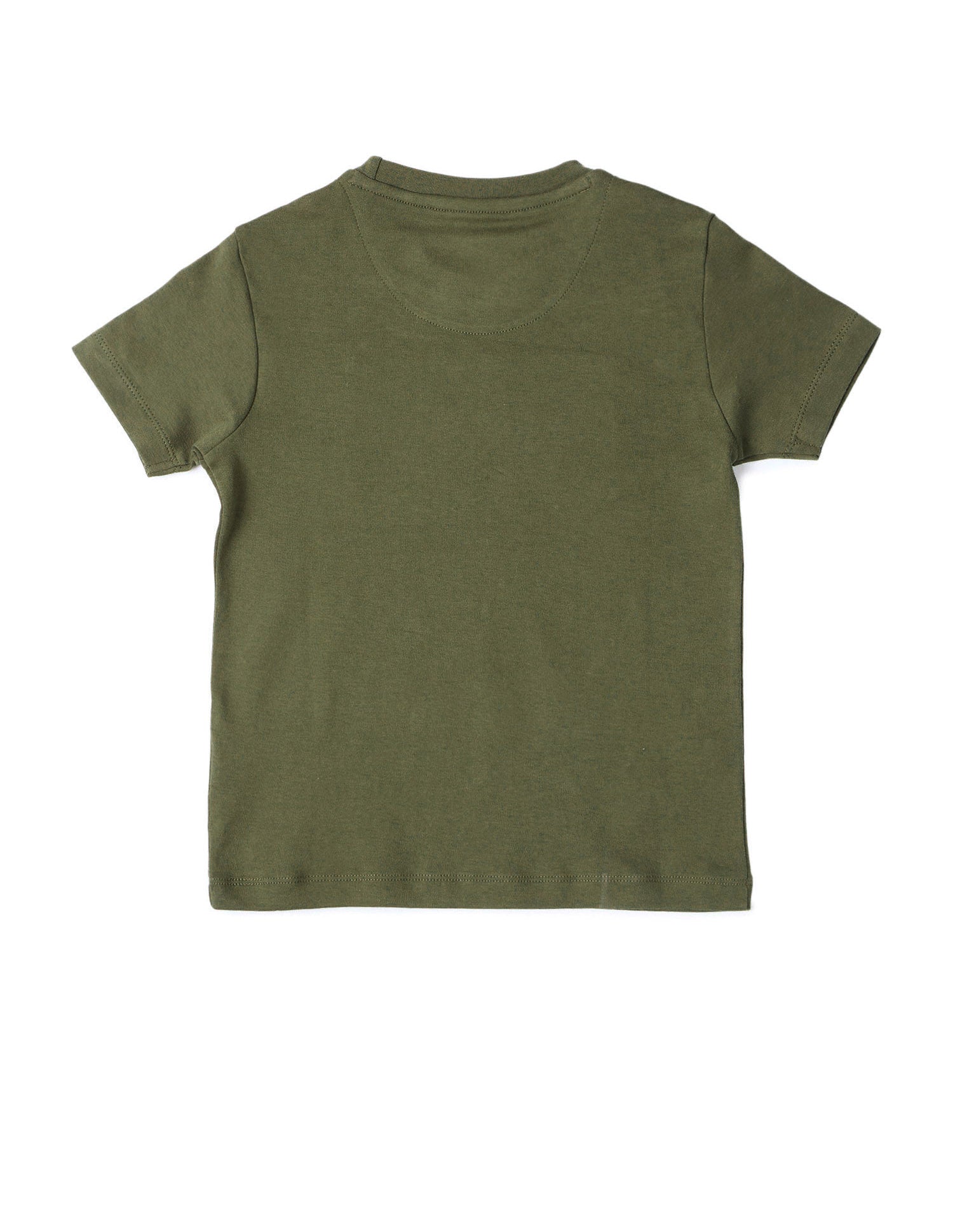 Boys Brand Appliqued Regular Fit T-Shirt Olive - U.S. POLO ASSN. | Large