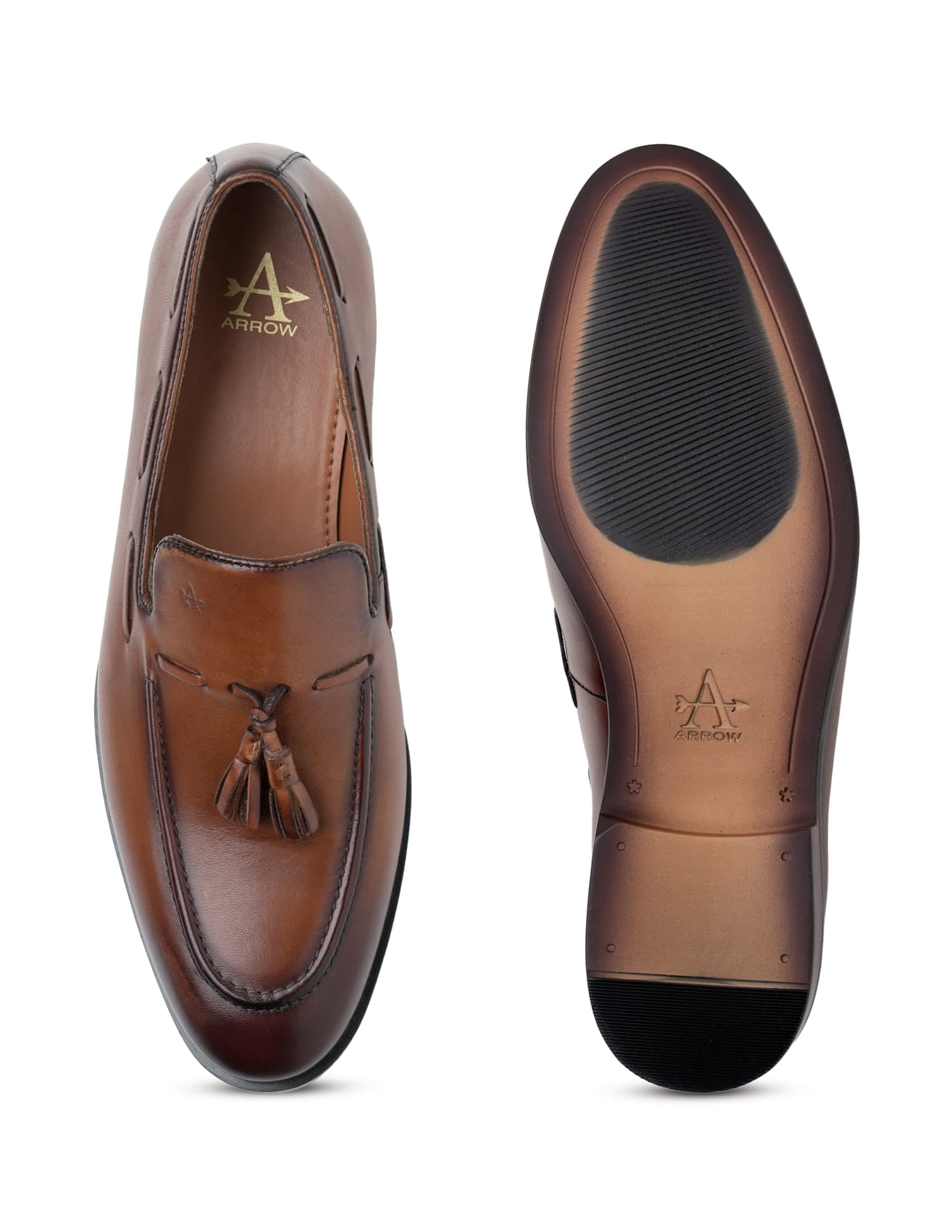 Joules 4.0 Leather Shoes Tan - U.S. Polo Assn. India | Large