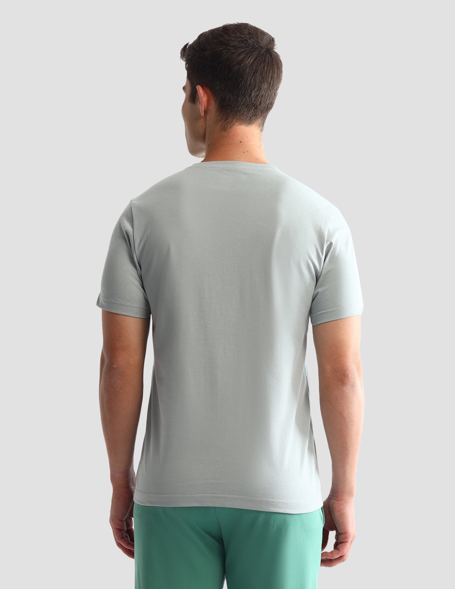 Round Neck Solid Loungewear T-Shirt Pageant Blue - U.S. POLO ASSN. | Large