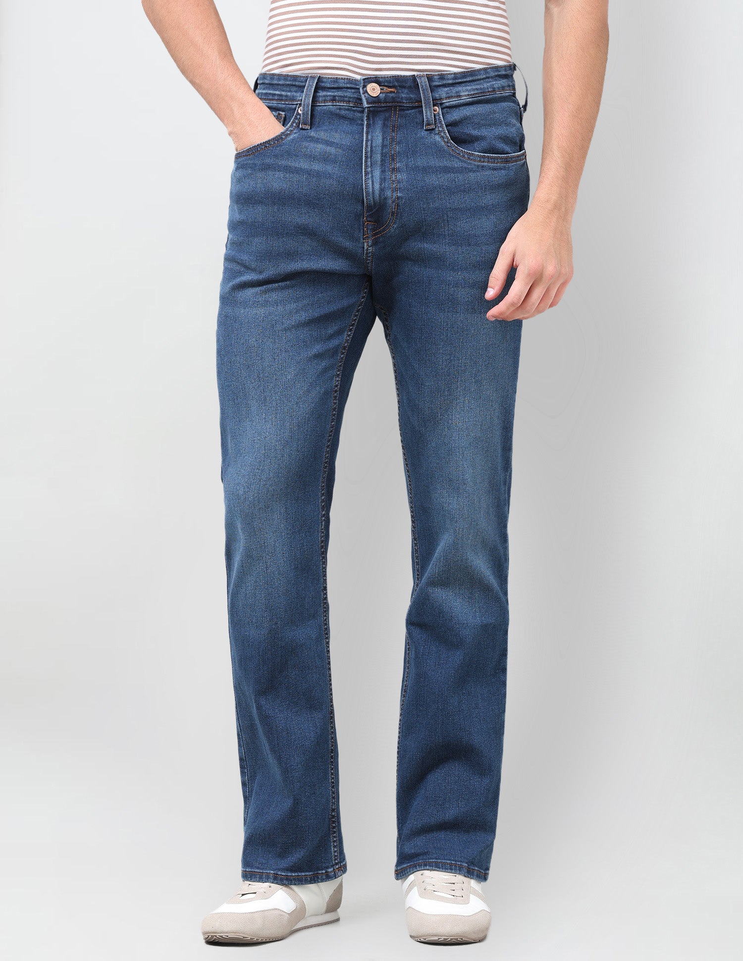 Connor Bootcut Fit Blue Jeans Dark Indigo - U.S. Polo Assn. India | Large