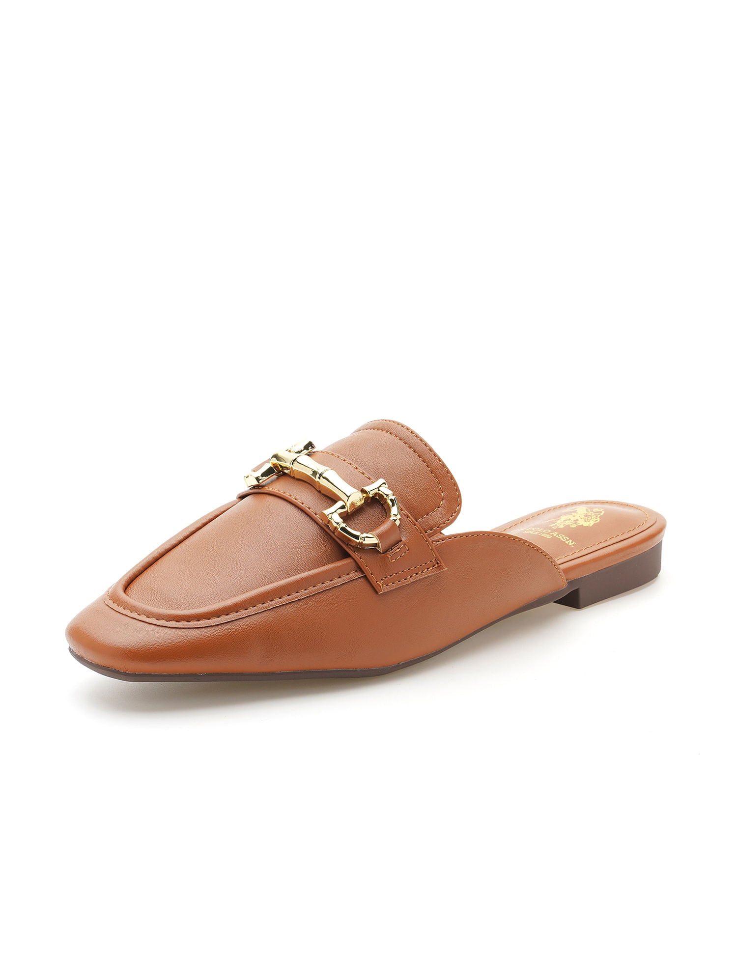 Round Toe Solid Tecla Sandals Tan - U.S. POLO ASSN. | Large