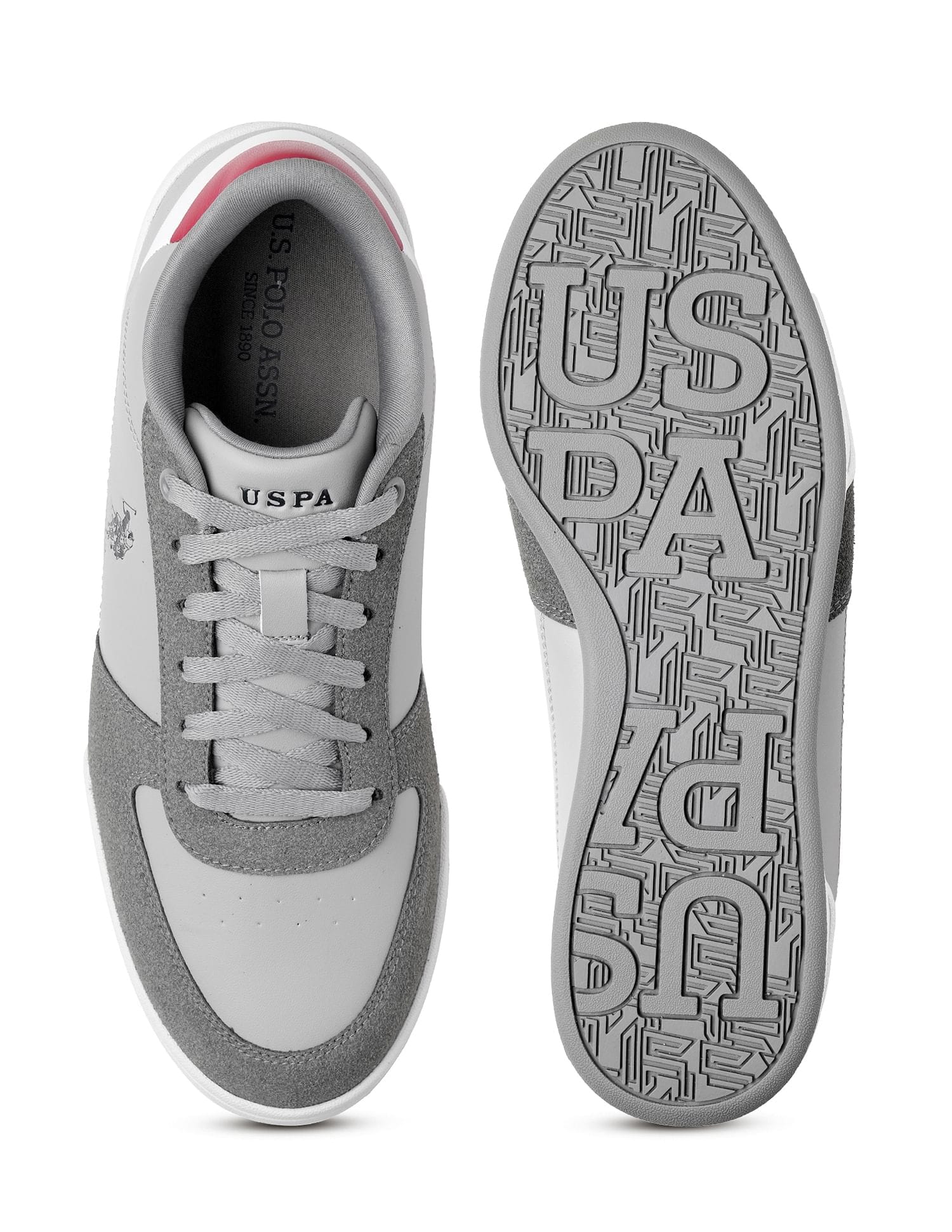 Joel Colourblocked Sneakers Grey - U.S. Polo Assn. India | Large