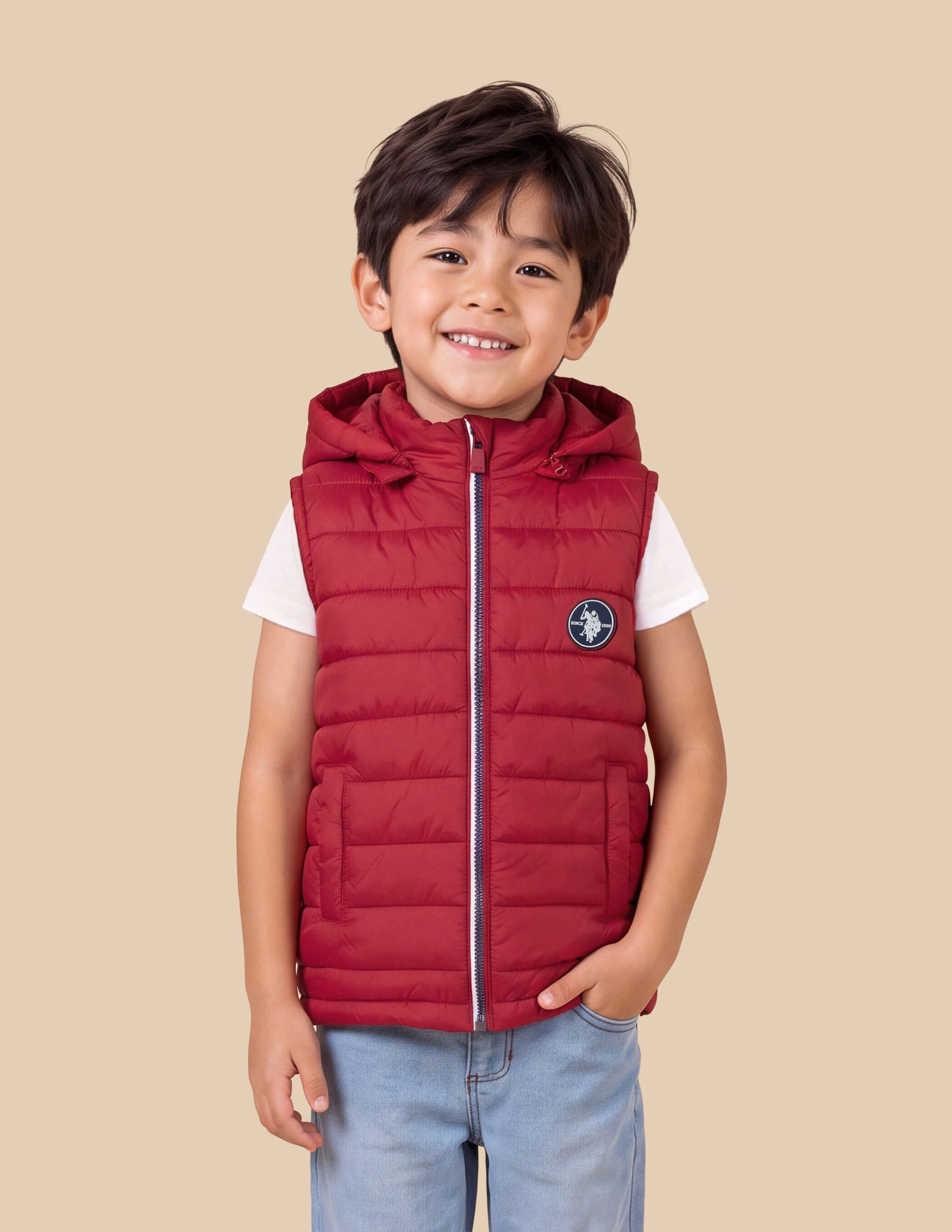 UKJCKO0100 Me Red Boys Jackets Red - U.S. Polo Assn. India | Large