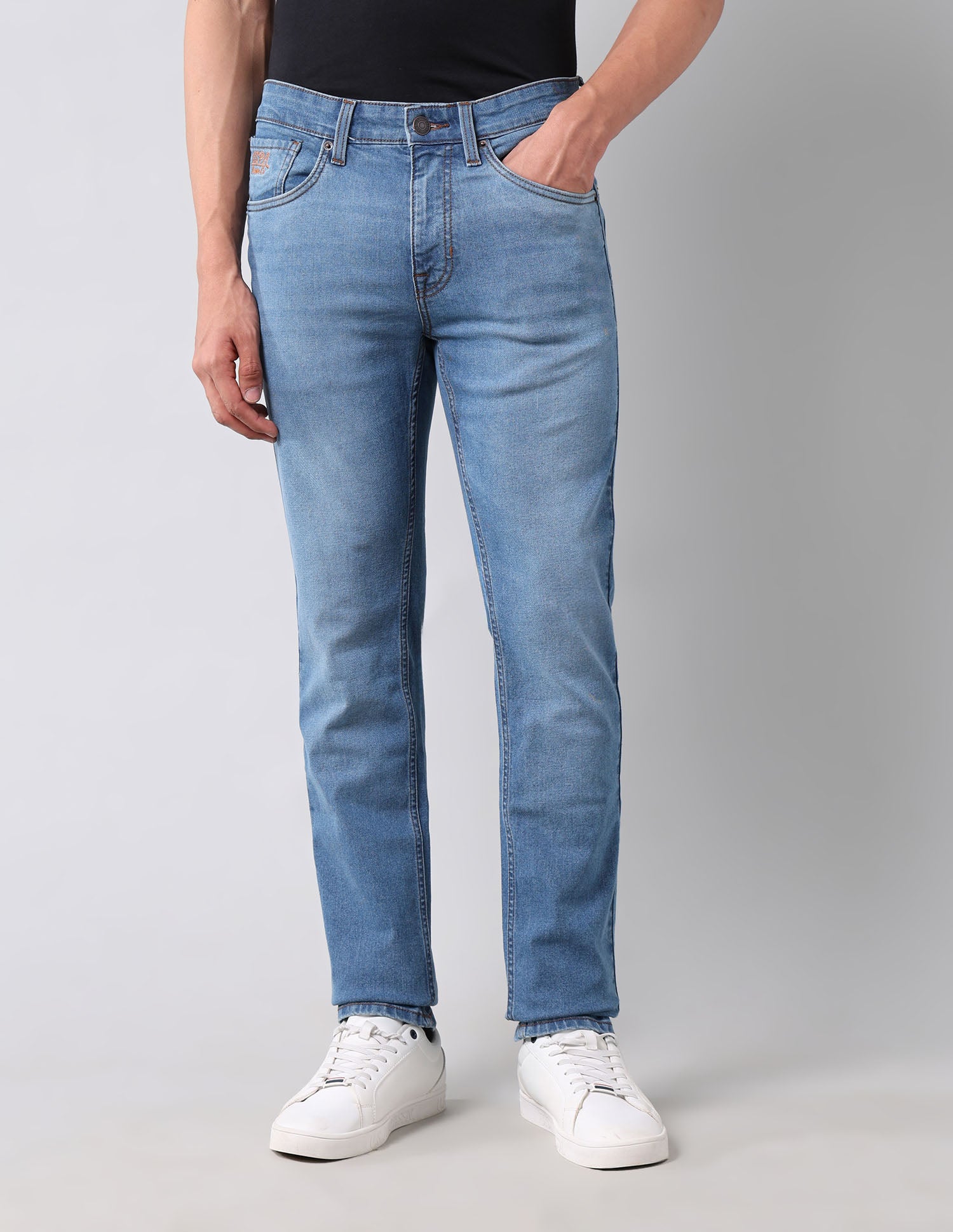 Regallo Skinny Fit Blue Jeans Blue - U.S. Polo Assn. India | Large