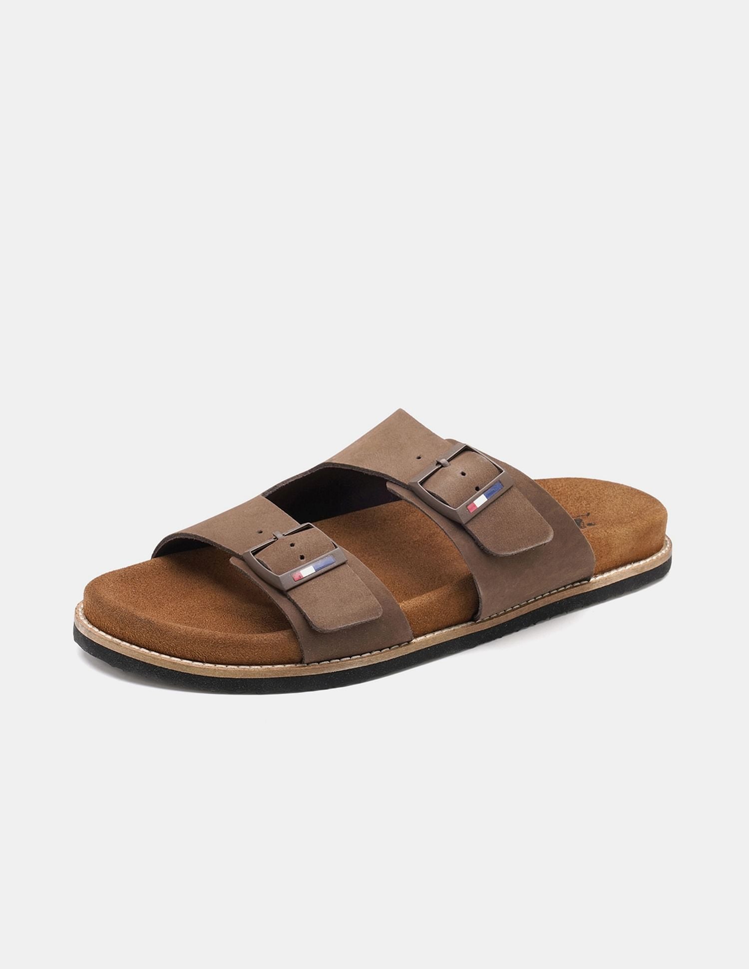 Men Buckle Strap Mendy Sandals Brown - U.S. POLO ASSN. | Large