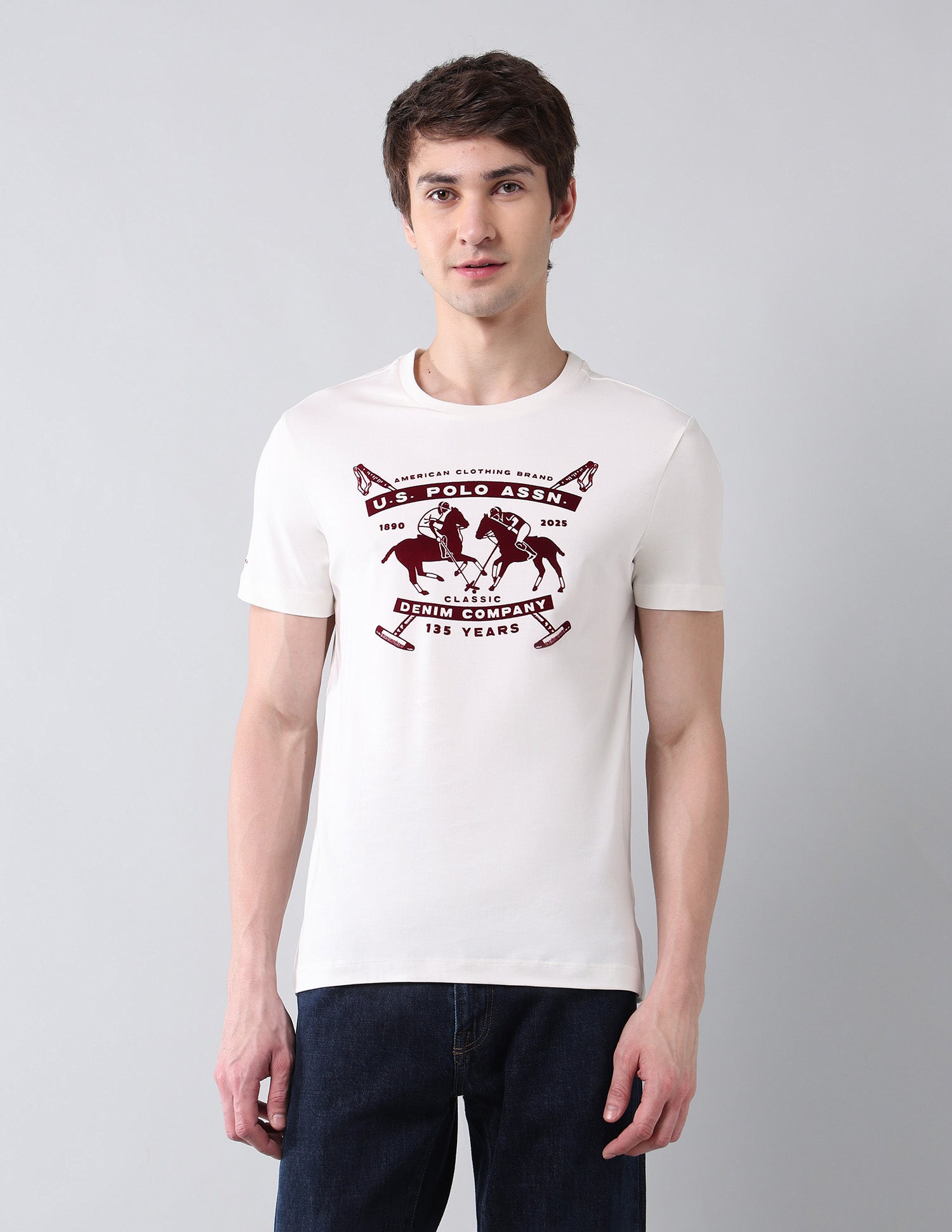 Logo Pure Cotton Americana T-Shirt – Polo India