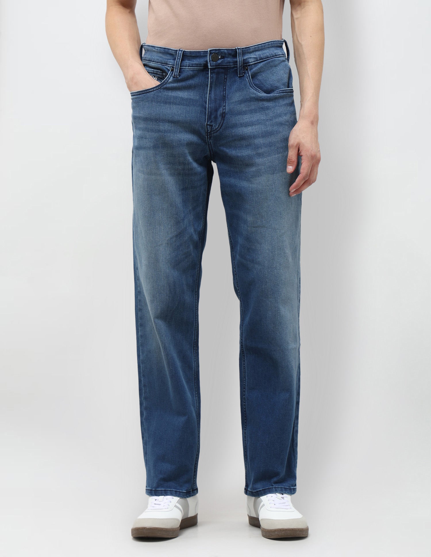 Shawn Relaxed Fit Blue Jeans Indigo - U.S. Polo Assn. India | Large