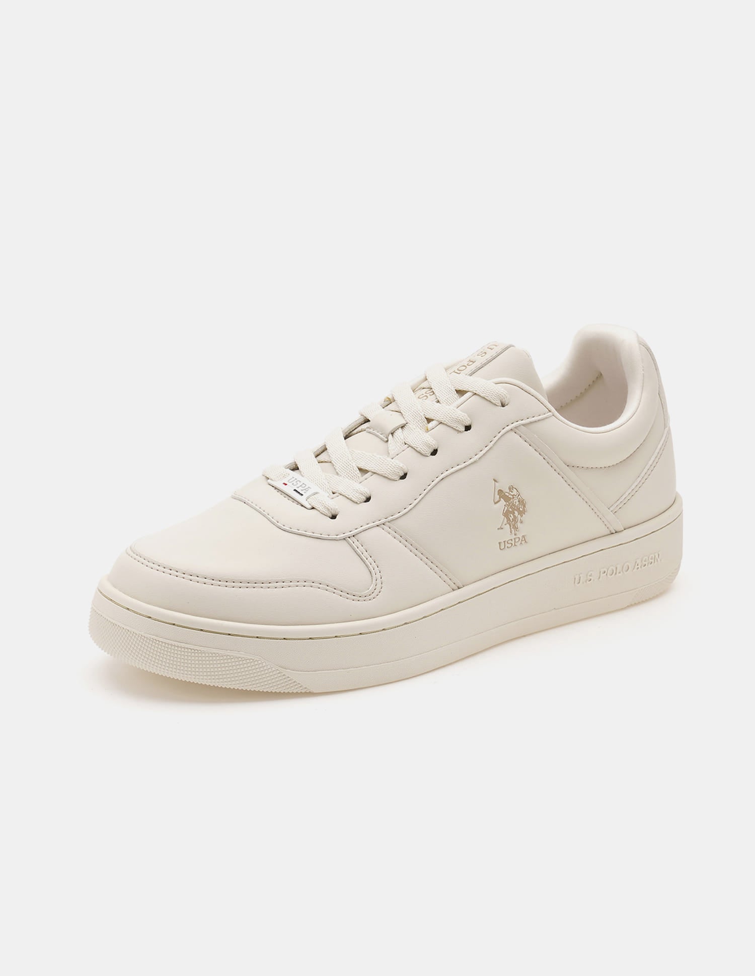Men Joan 2.0 Solid Sneakers Cream - U.S. Polo Assn. India | Large