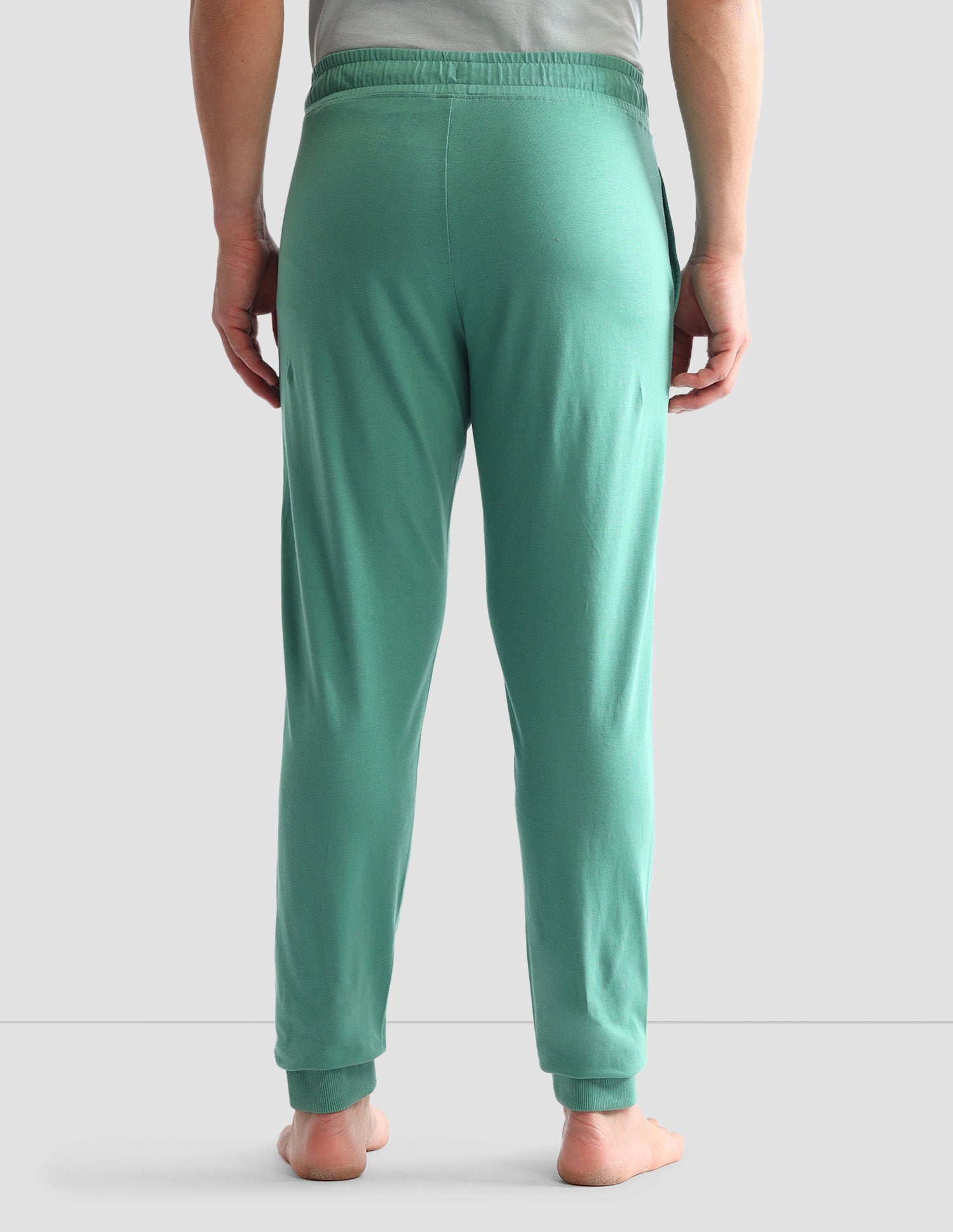 Solid Mid-Rise Solid OJ007 Joggers Malachite Green - U.S. POLO ASSN. | Large