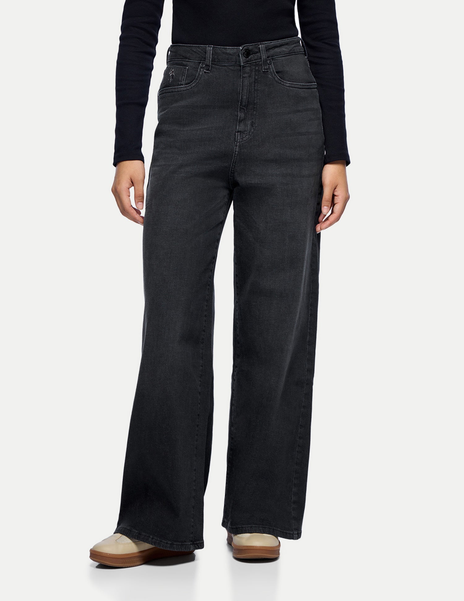 Baggy Fit Grey Jeans Dark Grey - U.S. Polo Assn. India | Large