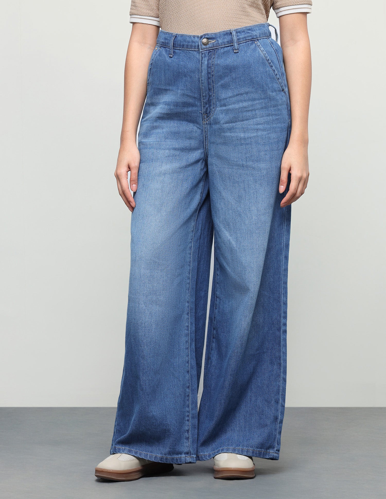 Baggy Fit Blue Jeans Blue - U.S. Polo Assn. India | Large