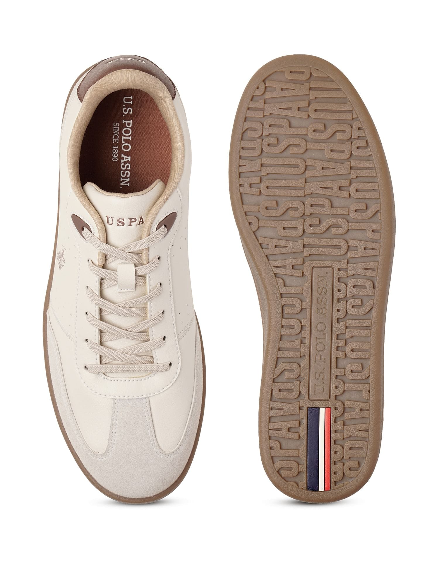 Men Cenik Suede Sneakers Beige - U.S. Polo Assn. India | Large