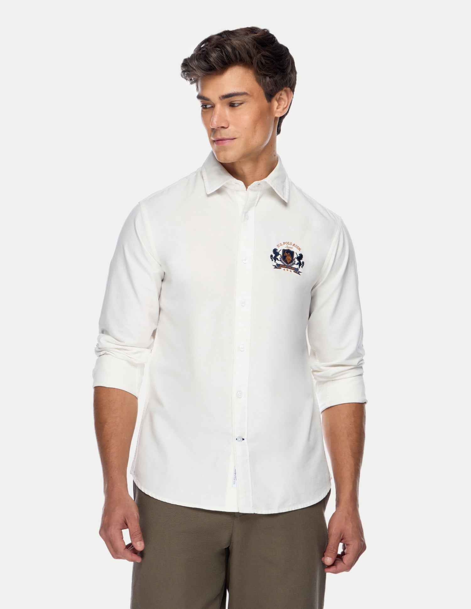 Oxford Regular Fit Shirt White - U.S. Polo Assn. India | Large