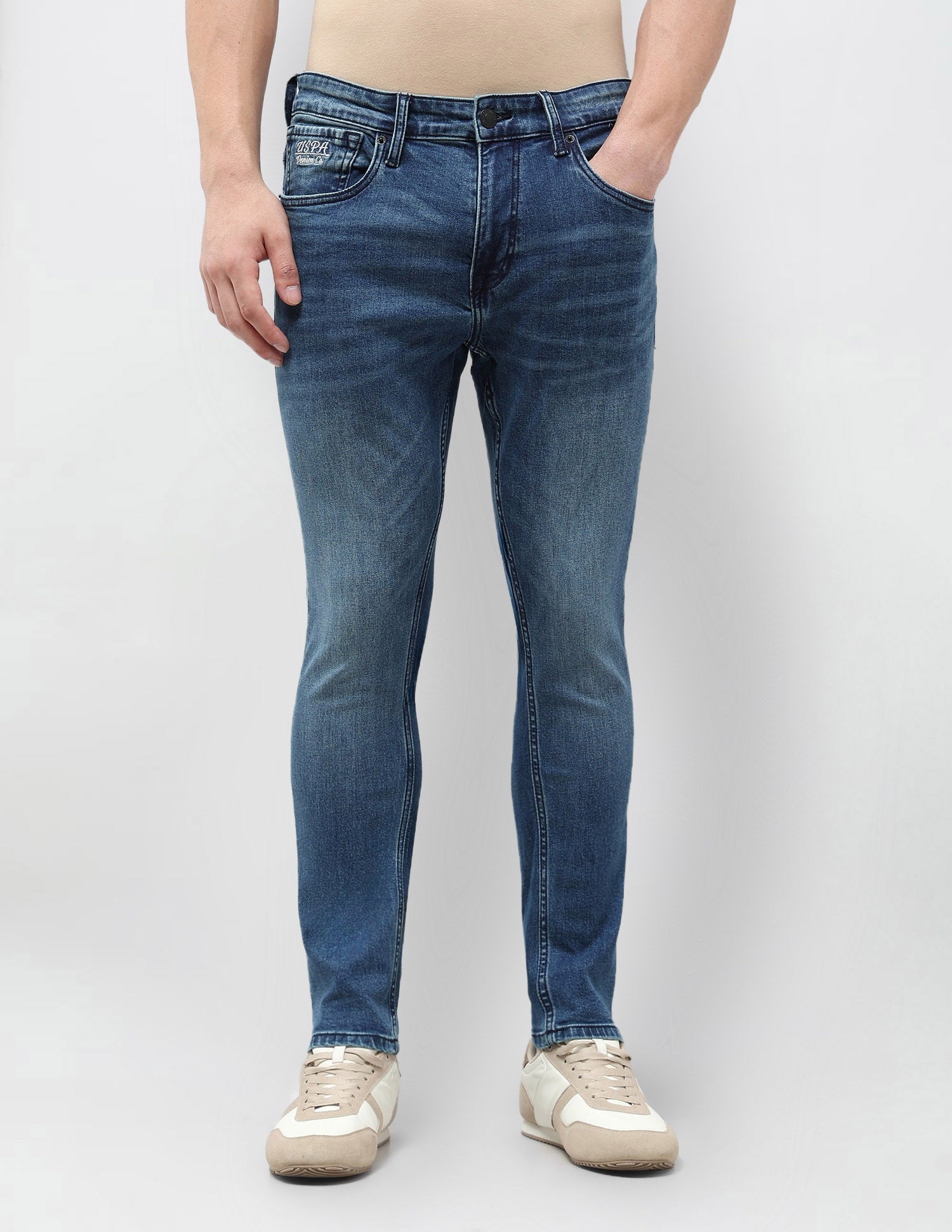 Henry Tapered Fit Blue Jeans Indigo - U.S. POLO ASSN. | Large