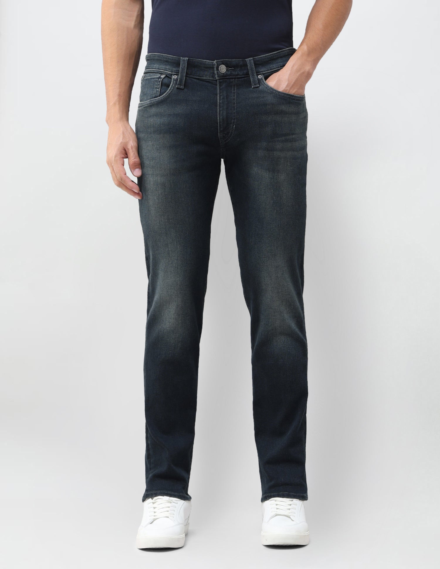 Brandon Slim Tapered Fit Grey Jeans Grey - U.S. Polo Assn. India | Large