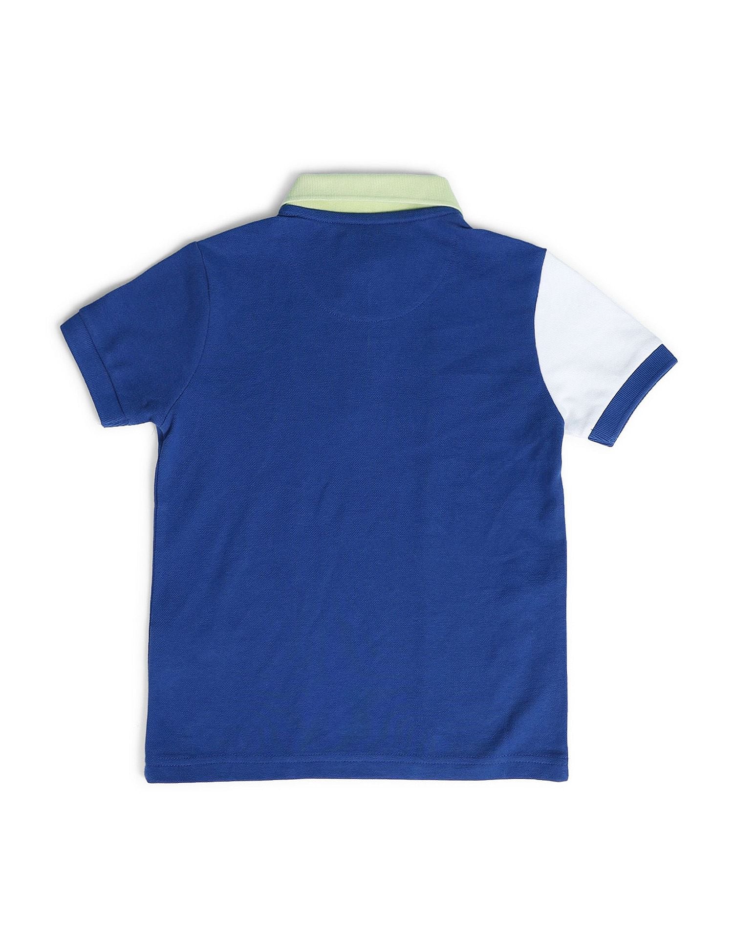 Boys Colourblocked Polo Shirt Light Yellow - U.S. POLO ASSN. | Large