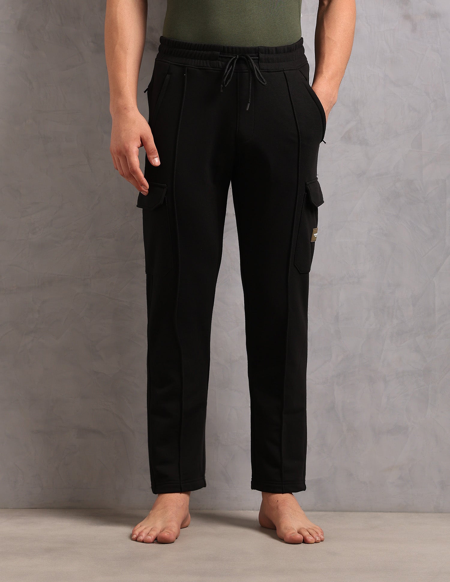 Comfort Fit Cotton OR005 Lounge Pants - Pack Of 1 Black - U.S. POLO ASSN. | Large