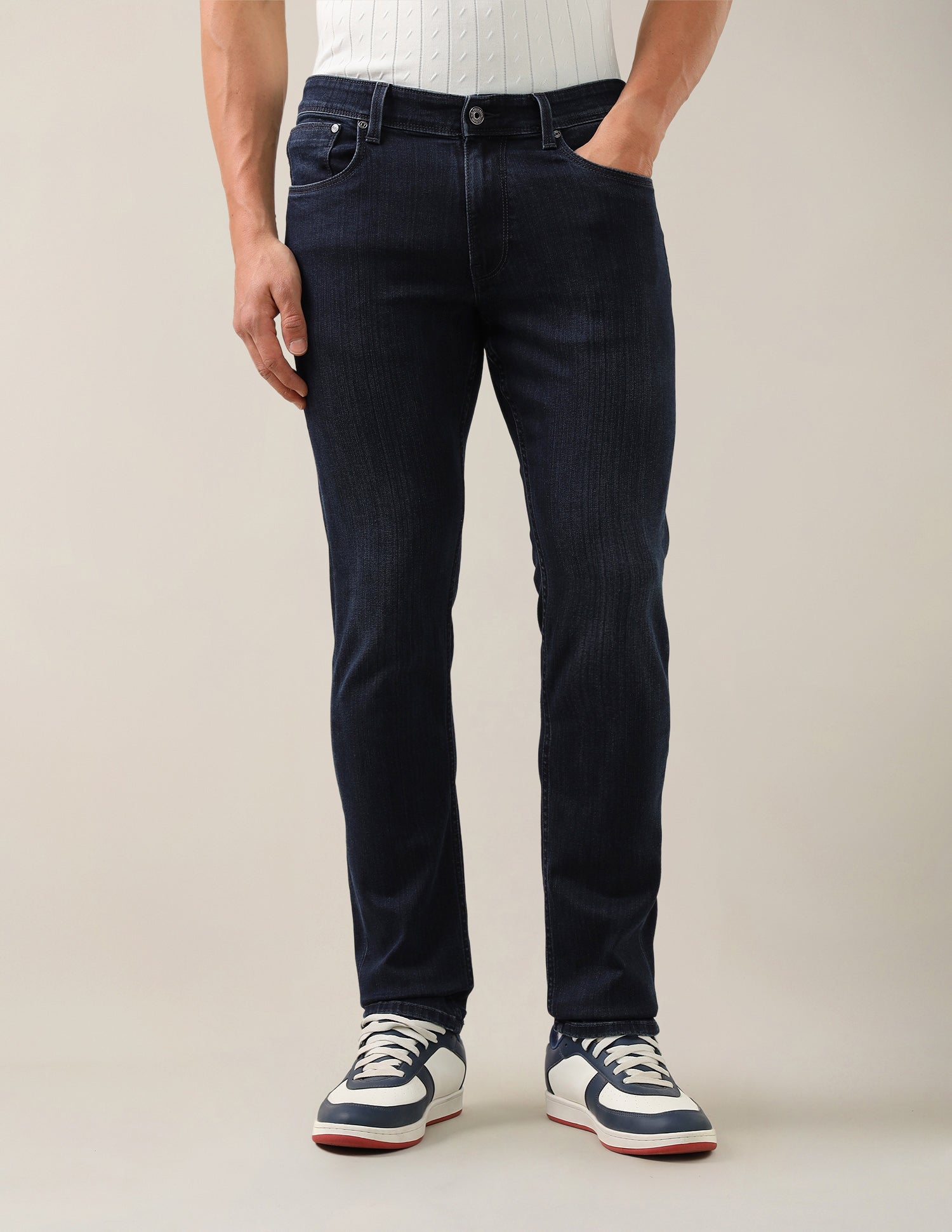 Brandon Slim-Tapered Fit Blue Jeans Blue - U.S. Polo Assn. India | Large