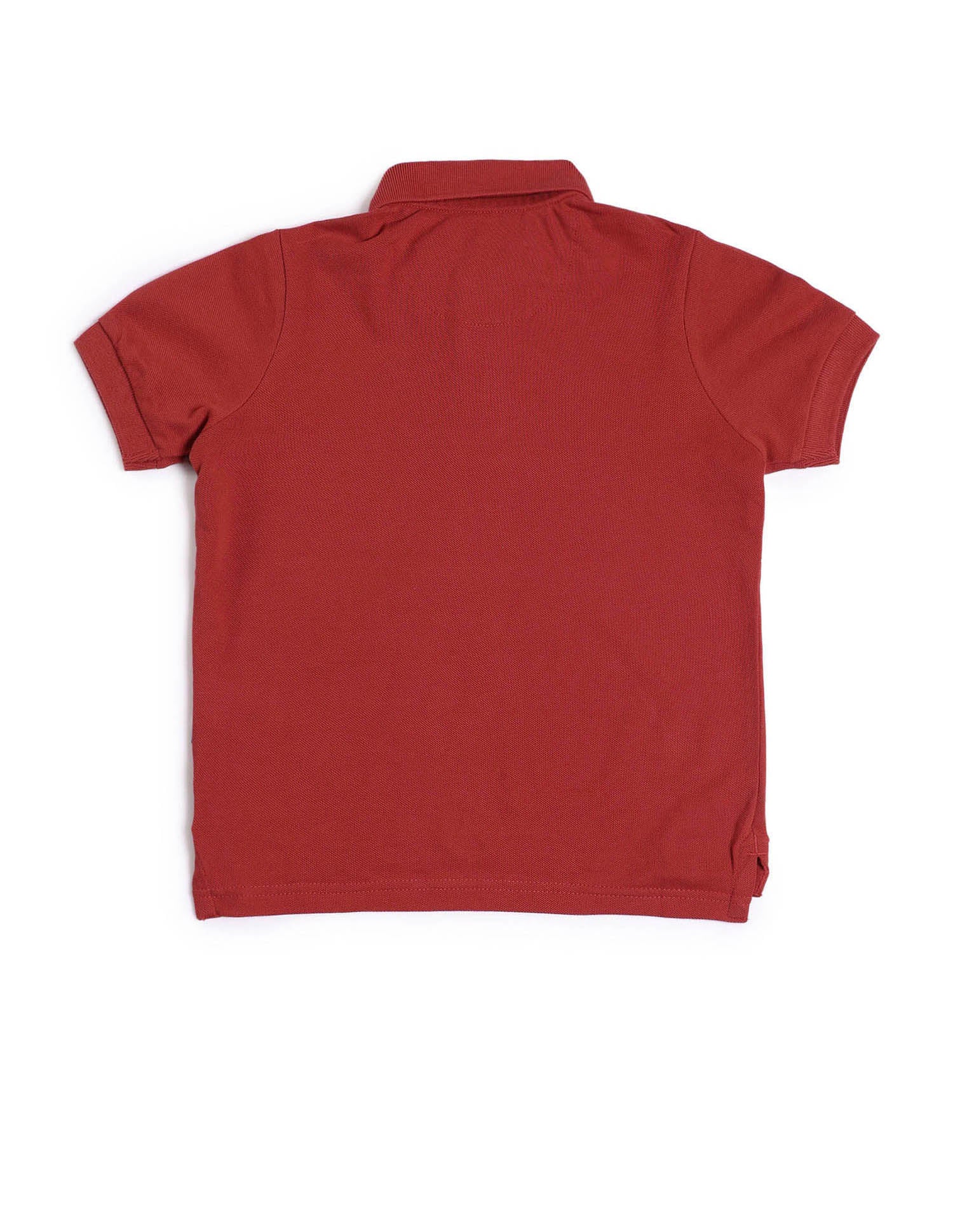 Boys Brand Printed Regular Fit Polo Shirt Medium Red - U.S. POLO ASSN. | Large