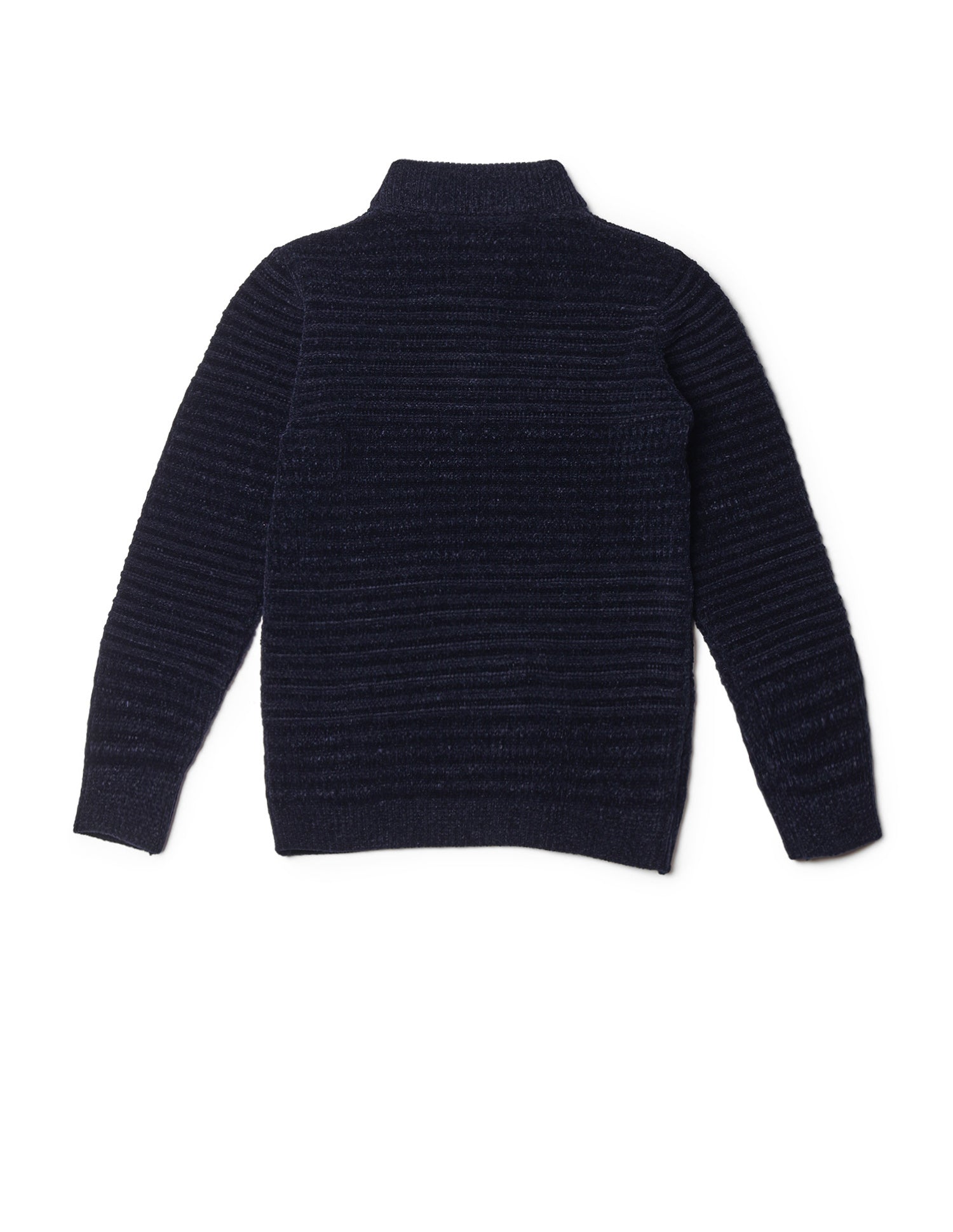 Boys Textured Regular Fit Sweater Navy - U.S. POLO ASSN. | Large