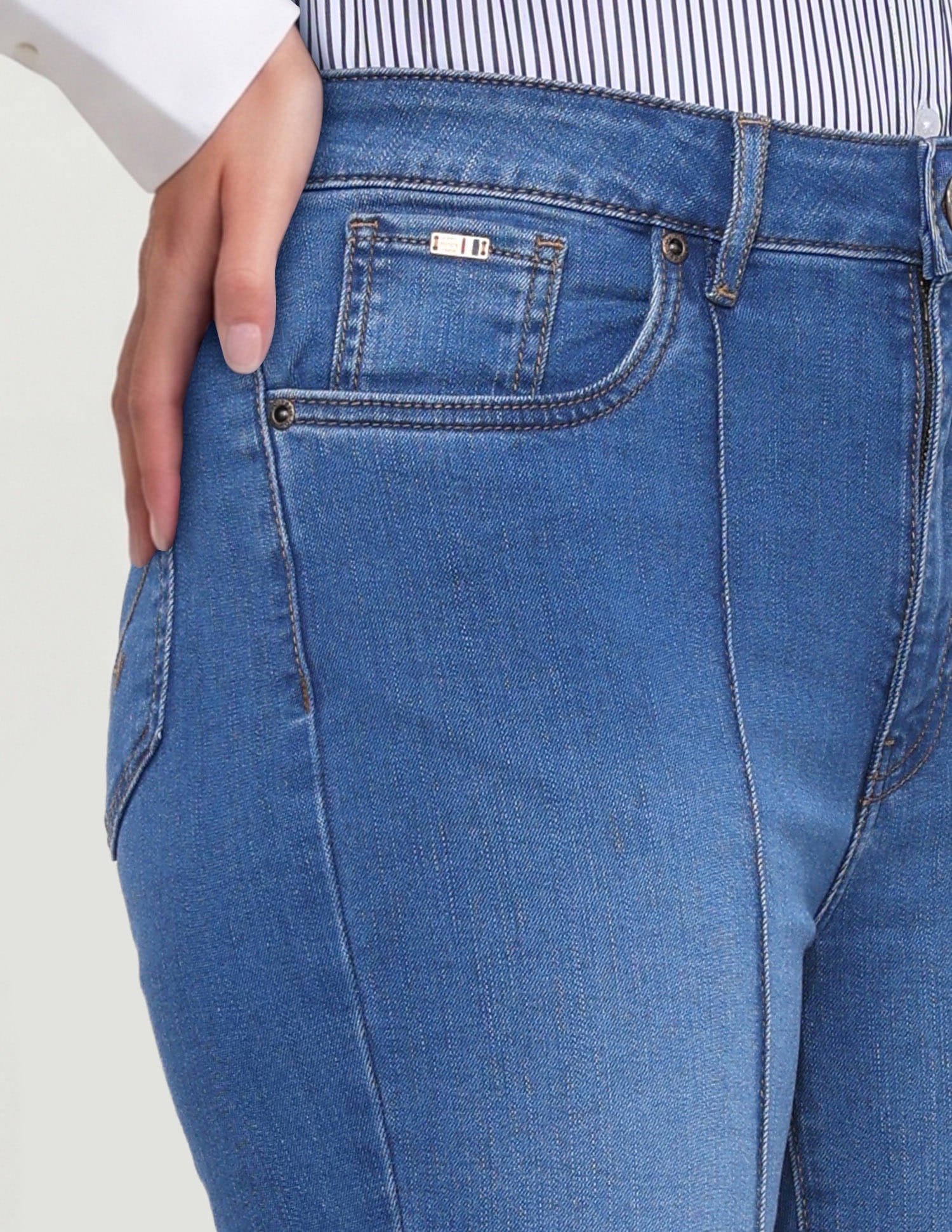 High Rise Bootcut Jeans Blue - U.S. Polo Assn. India | Large