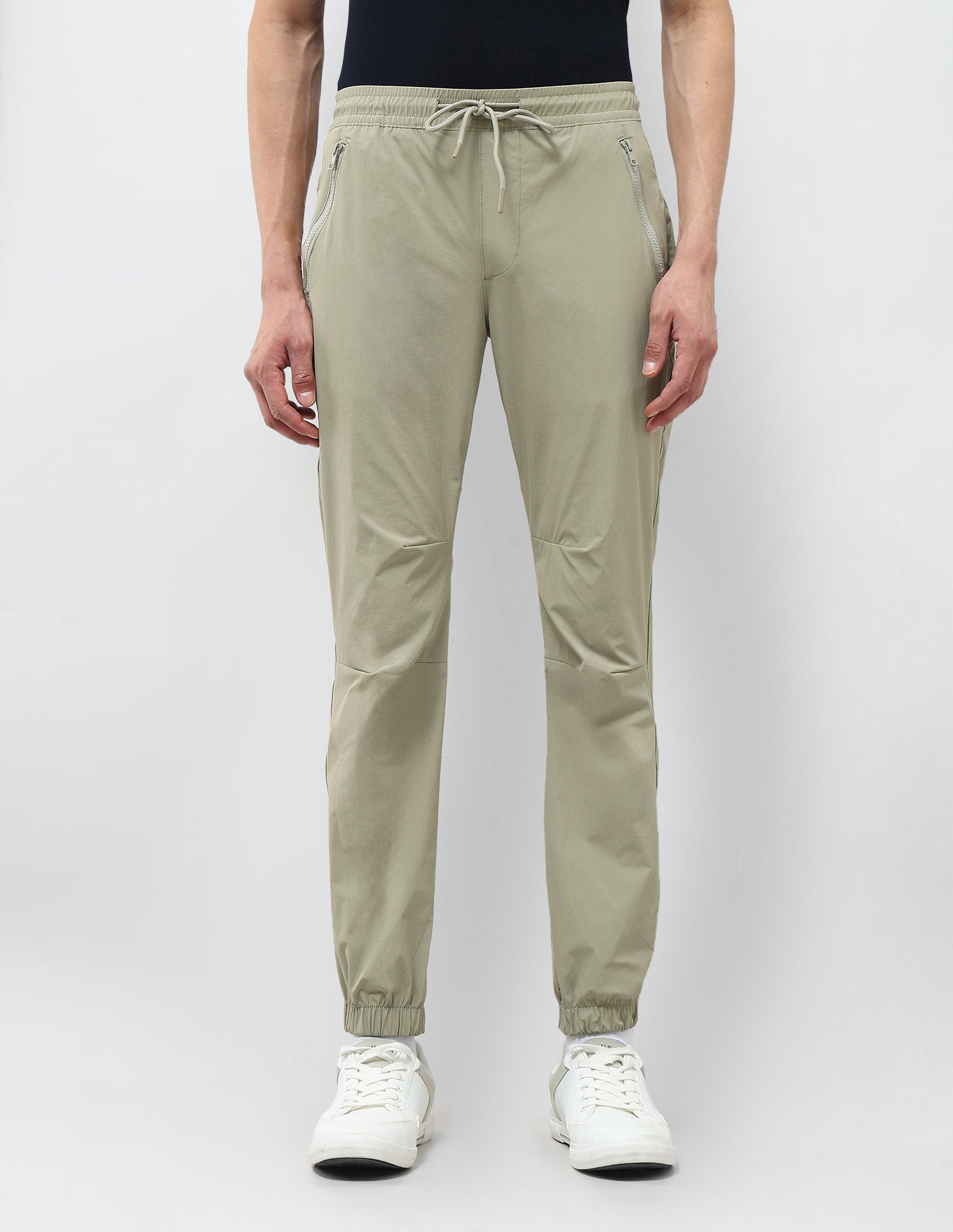 Mid Rise Relaxed Fit Joggers Light Green - U.S. Polo Assn. India | Large