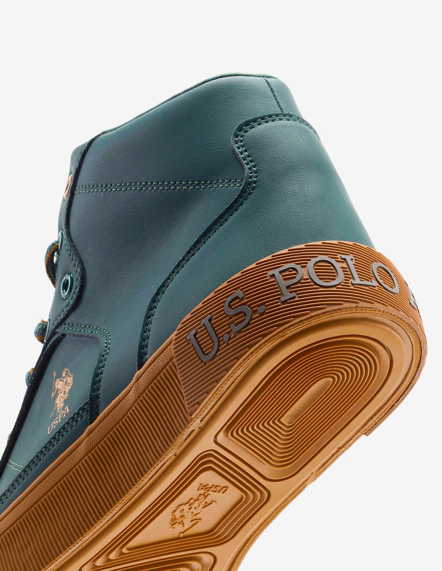 Ricon Mid Top Sneakers Green - U.S. Polo Assn. India | Large