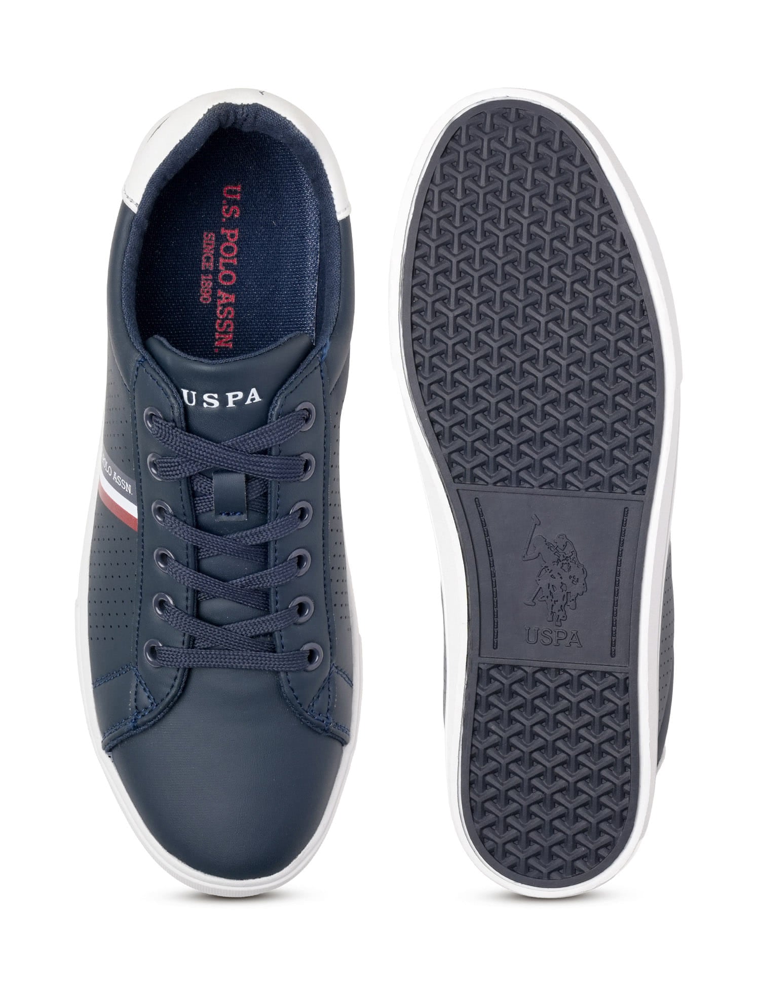 Men Capron 3.0 Colourblocked Sneakers Navy - U.S. Polo Assn. India | Large