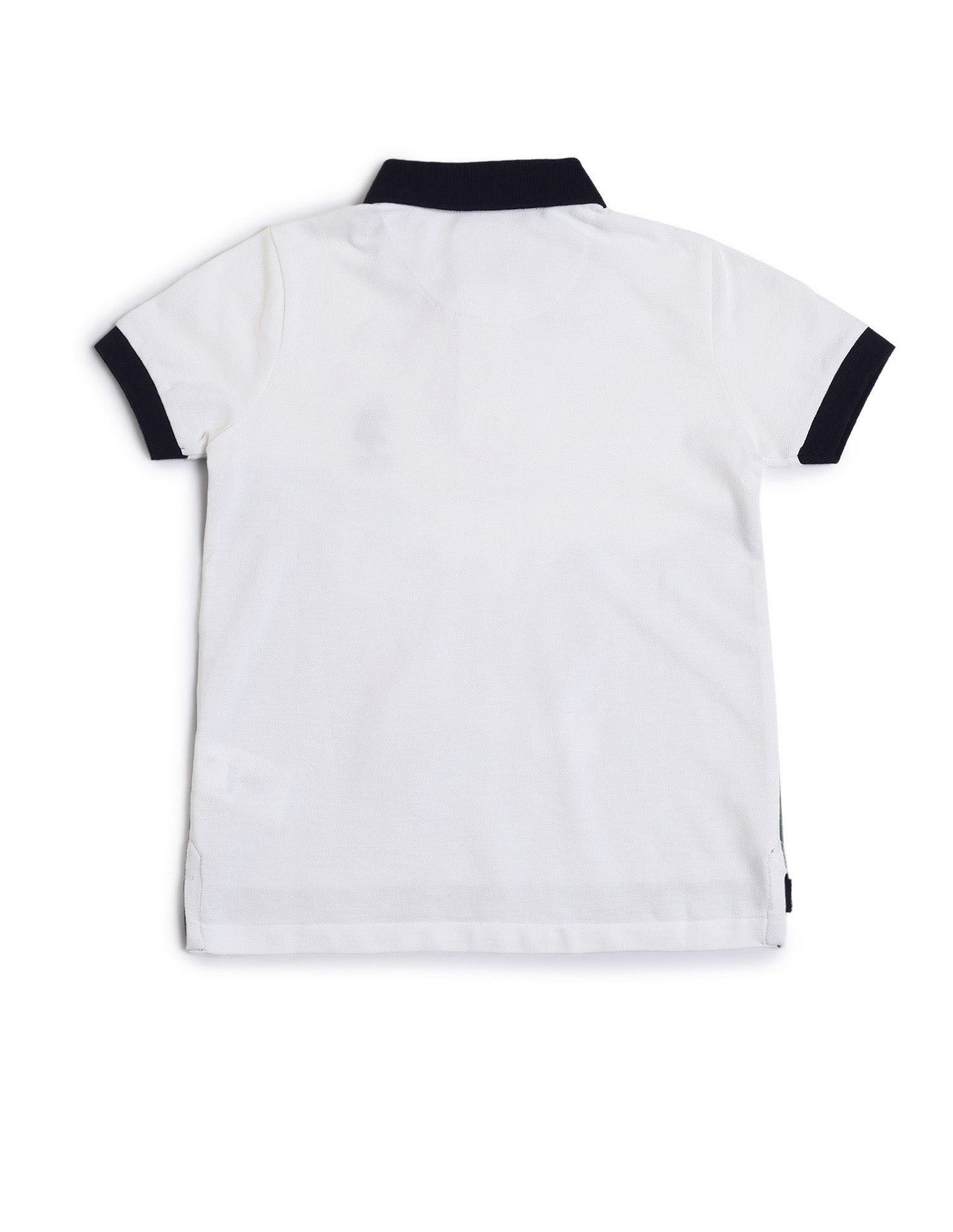 Boys Graphic Printed Regular Fit Polo Shirt White - U.S. POLO ASSN. | Large