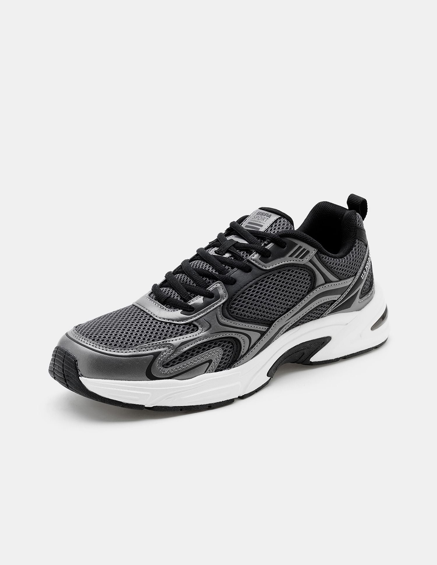 Men Santiago Colour Blocked Sneakers Grey - U.S. POLO ASSN. | Large