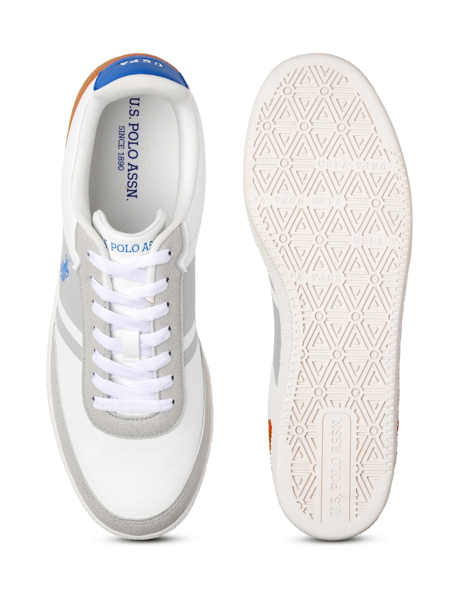 Men Hilton Colourblocked Sneakers Multi-colour - U.S. Polo Assn. India | Large