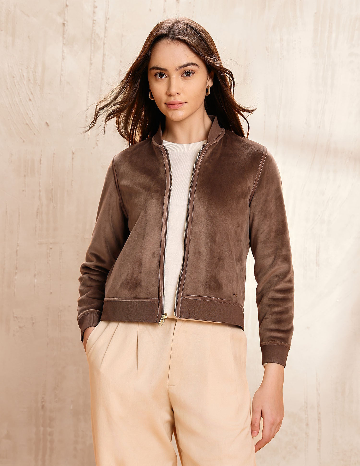 Solid Reversible Bomber Jacket Grey - U.S. POLO ASSN. | Large