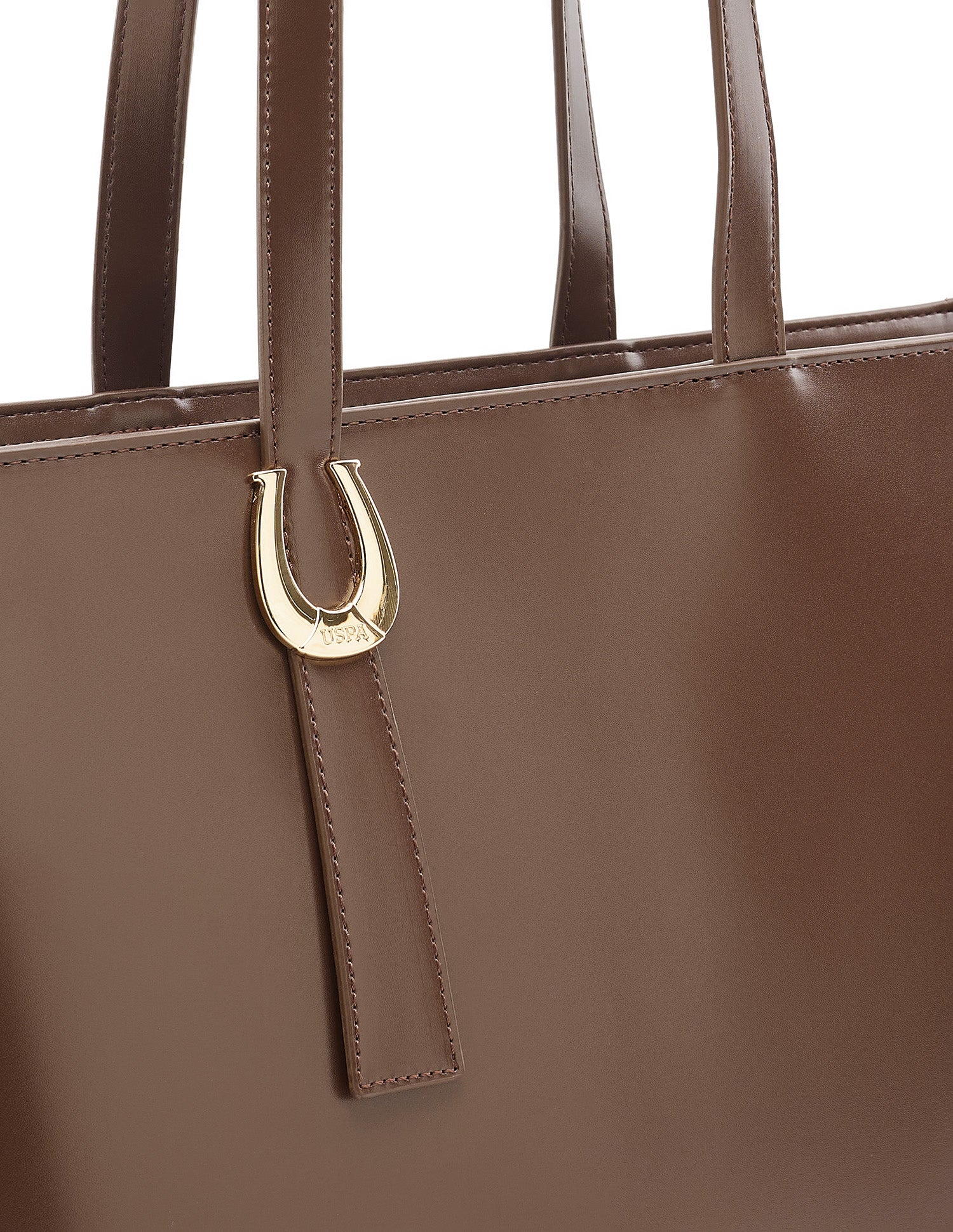 Clarice Tote Bag Dark Brown - U.S. Polo Assn. India | Large