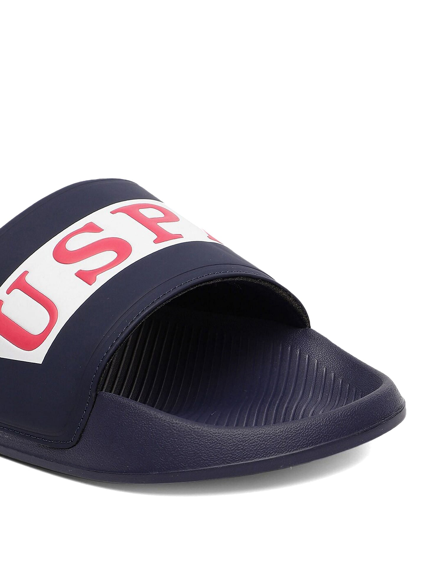 Men Harvey 6.0 Open Toe Flat Sandals Navy - U.S. POLO ASSN. | Large