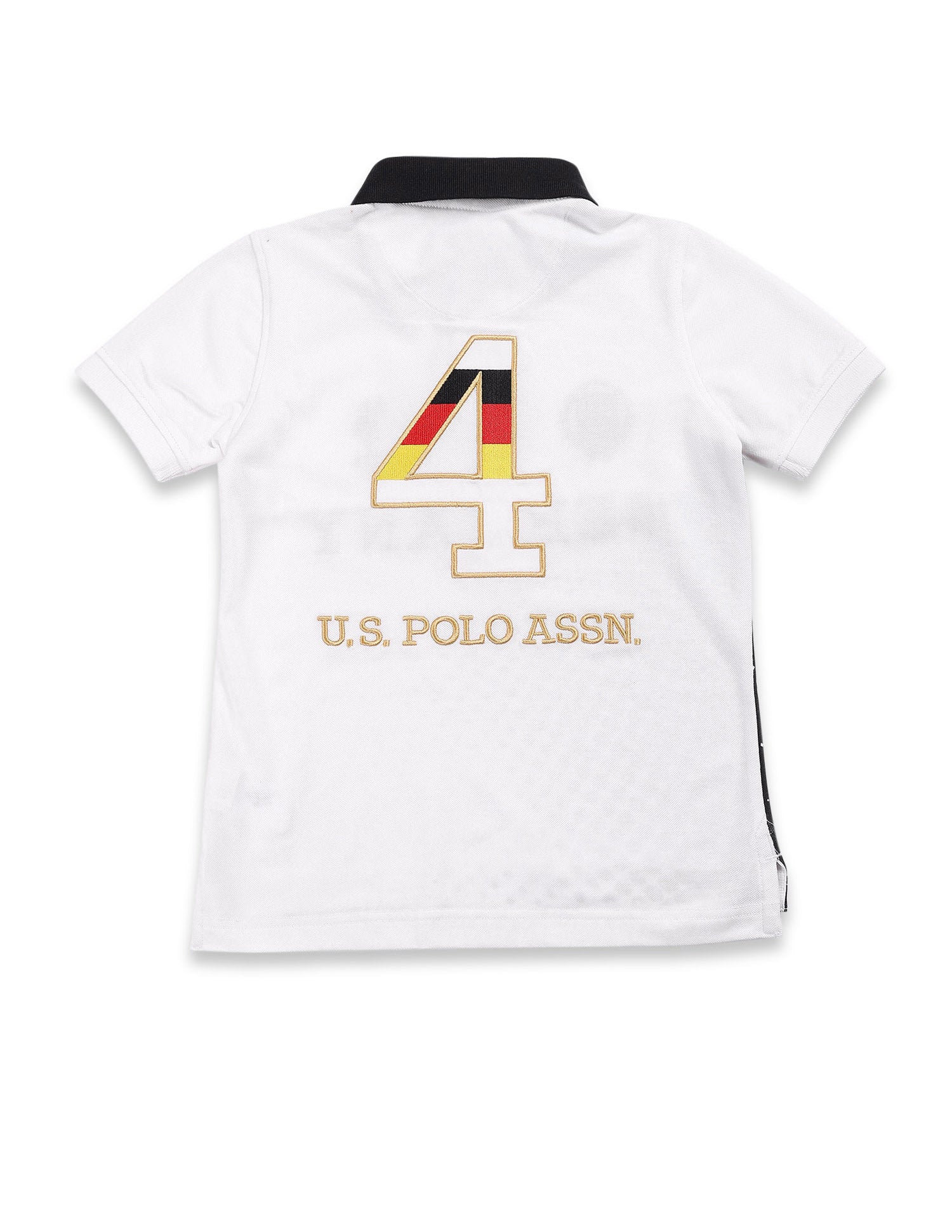 Boys Embroidered Polo Shirt White - U.S. Polo Assn. India | Large